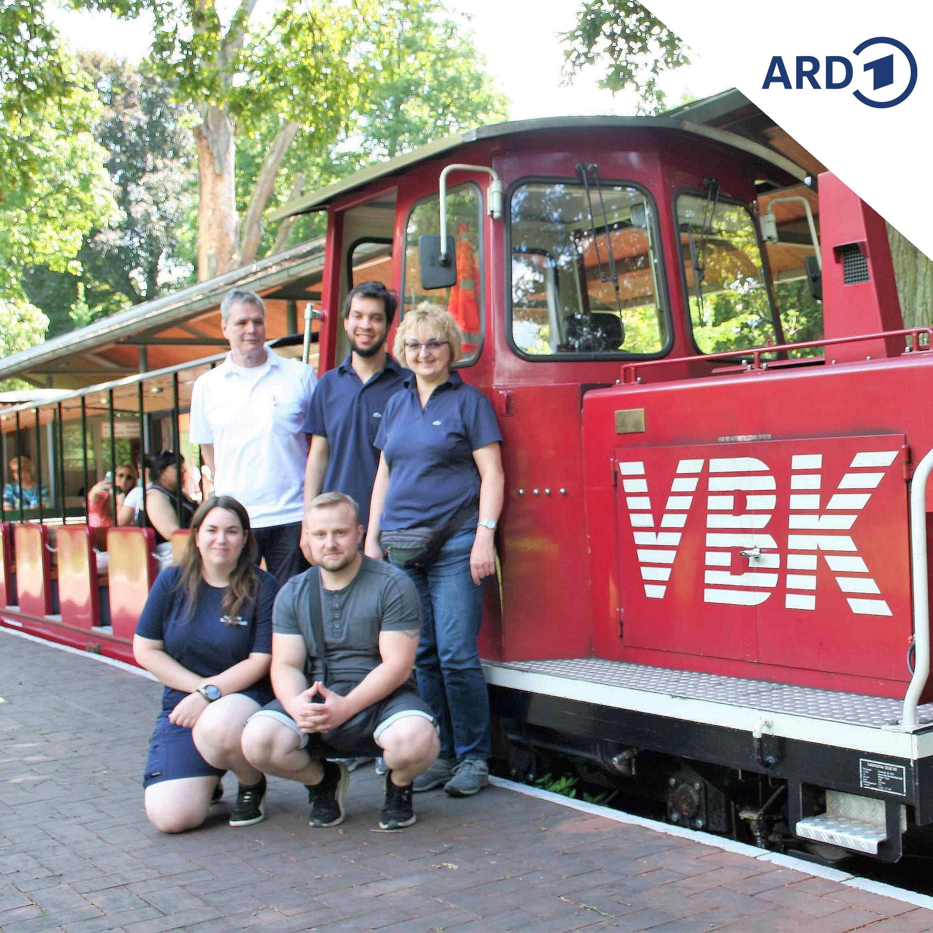 Das reinste Vergnügen - mit der Schlossgartenbahn in Karlsruhe unterwegs