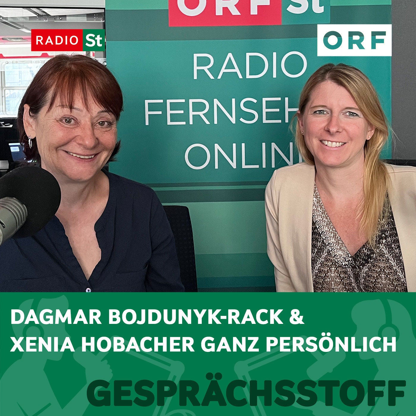 Dagmar Bojdunyk-Rack und Xenia Hobacher ganz persönlich
