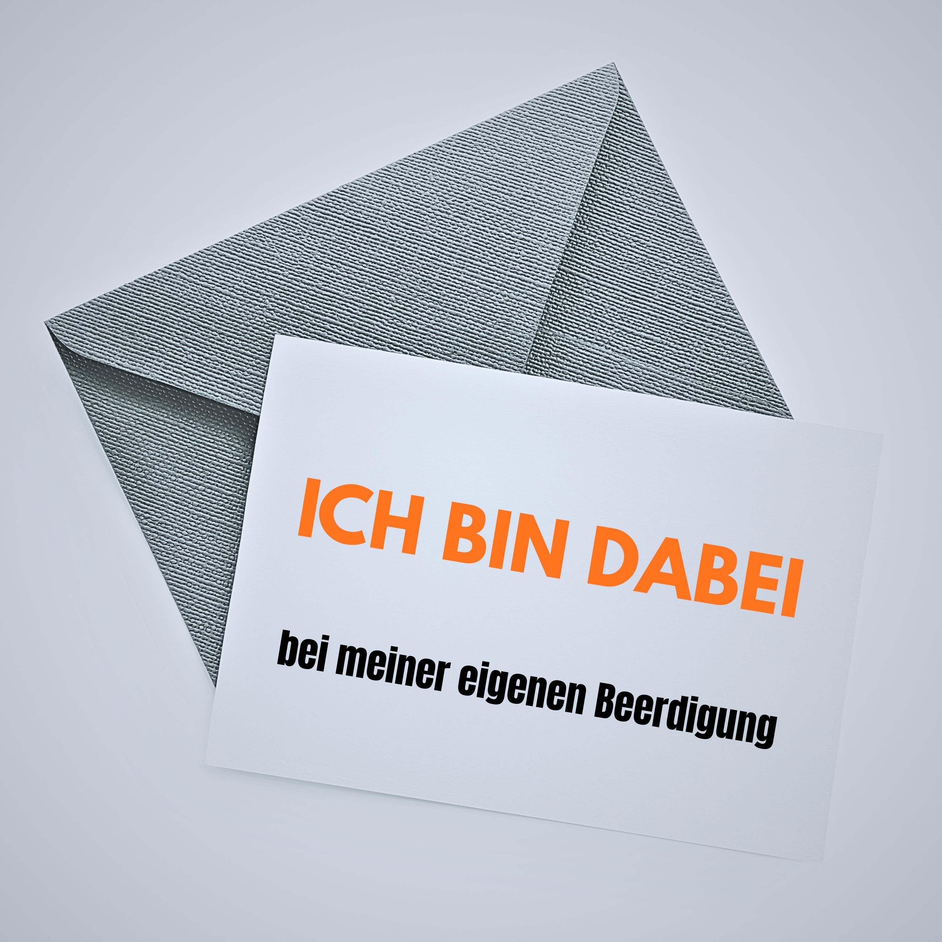 Zur eigenen Beerdigung einladen. Wer kommt?