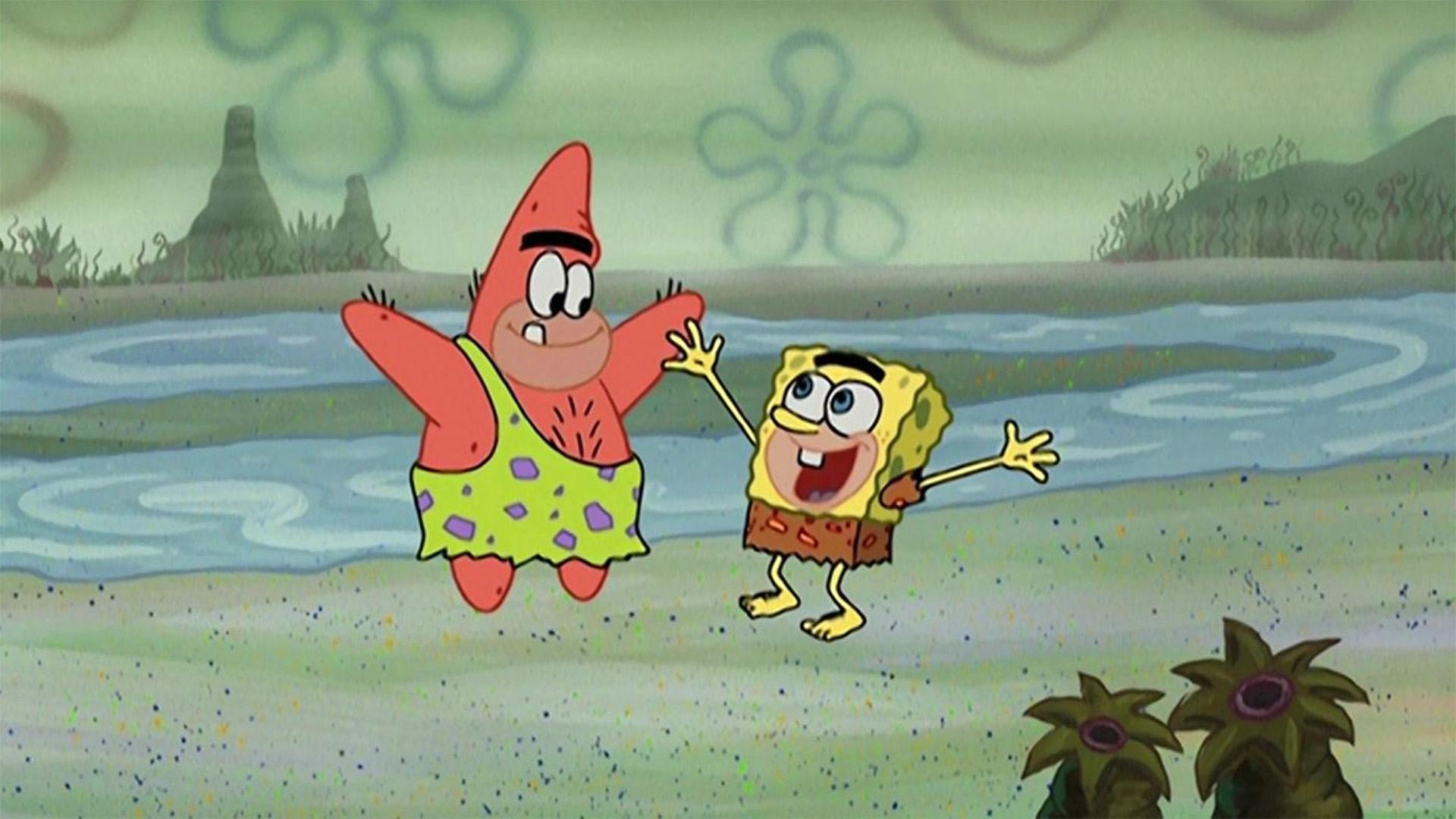 Spongebob in der Steinzeit
