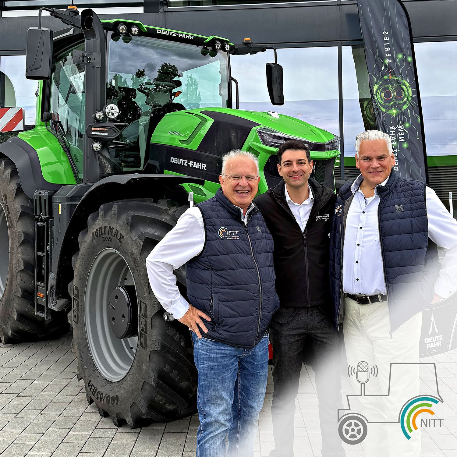 Dieter Dänzer trifft Alessandro Sapio von der SAME DEUTZ-FAHR Deutschland GmbH