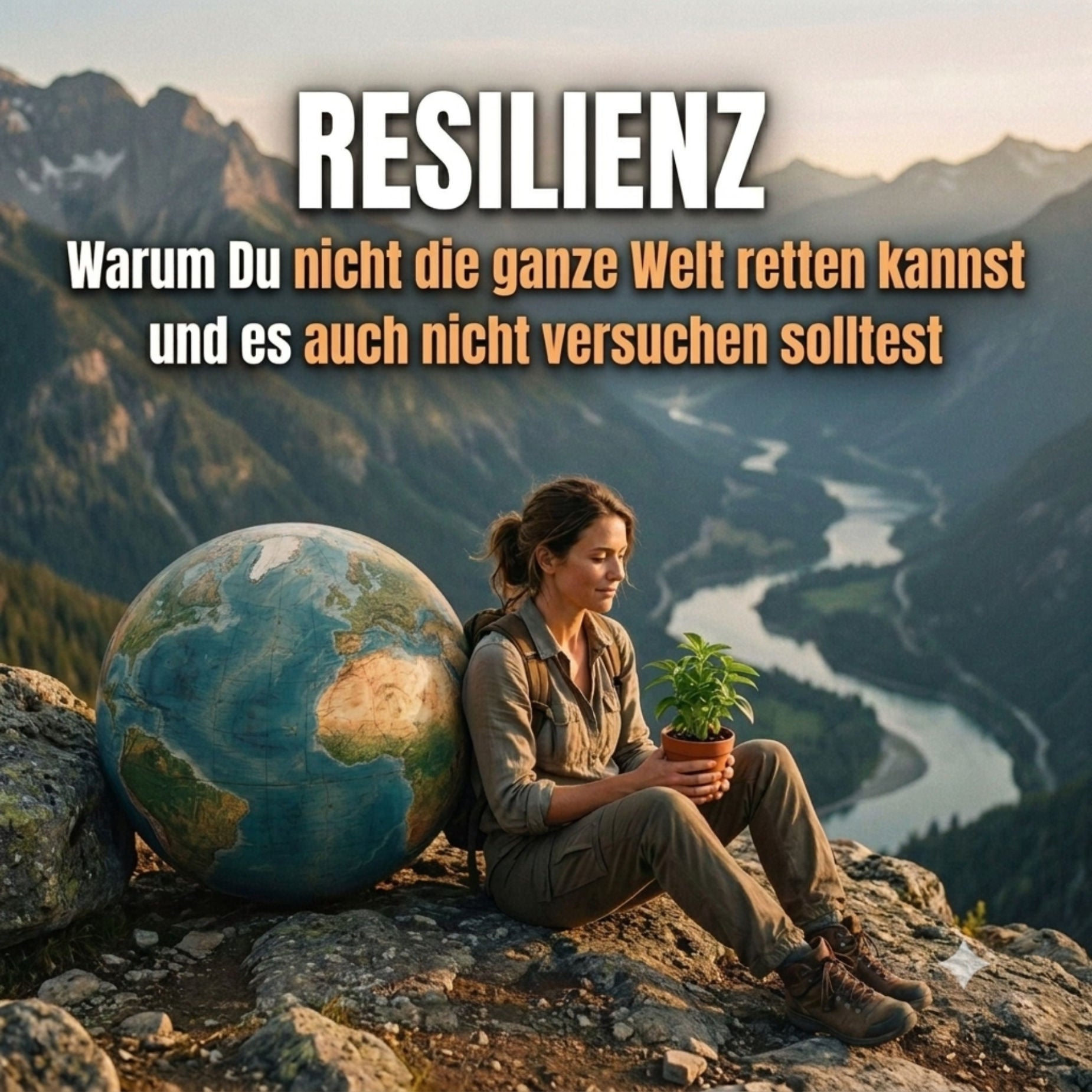 Resilienz - Warum Du nicht die ganze die Welt retten kannst und es auch nicht versuchen solltest