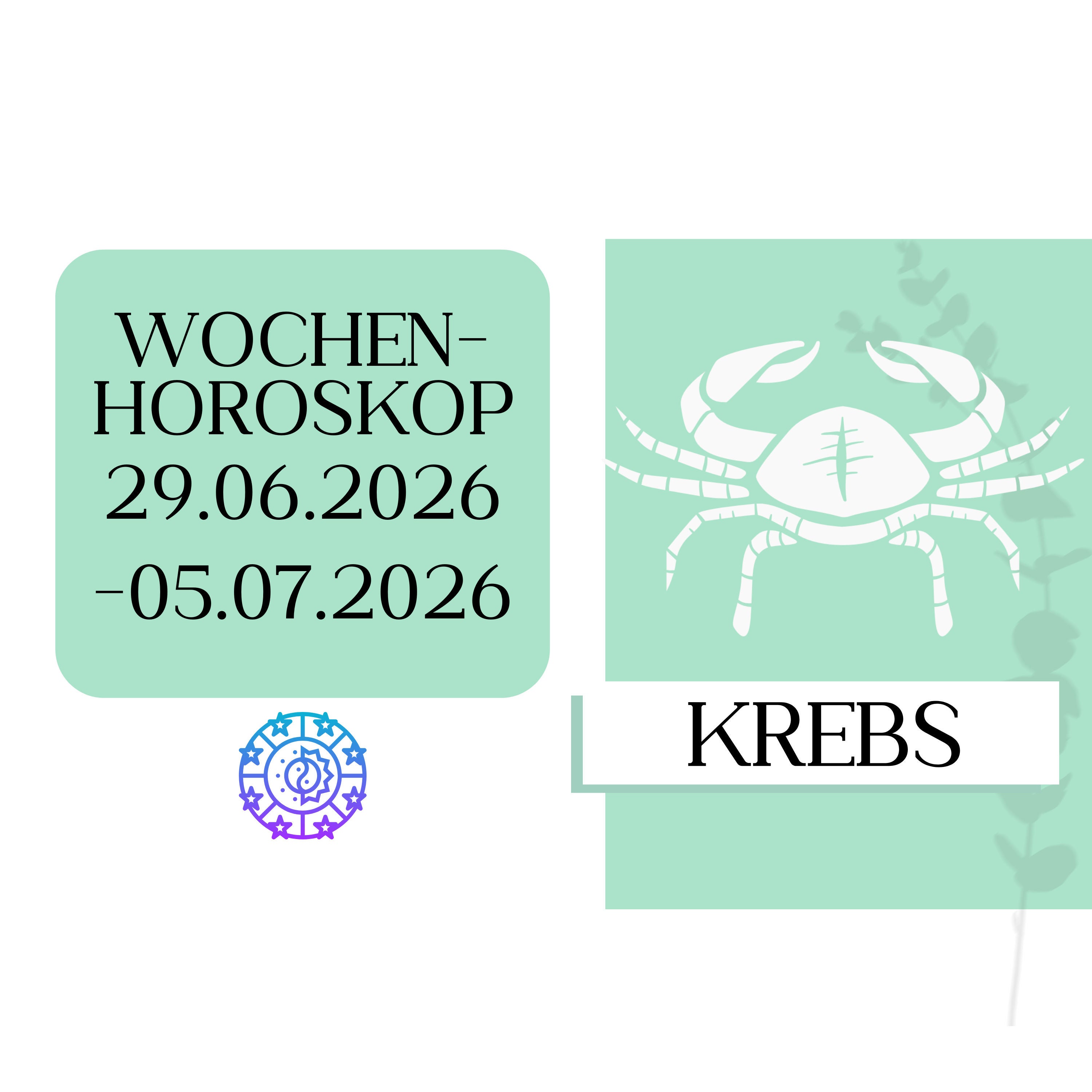 ♋ Wochenhoroskop - Krebs | 29.06.-05.07.26 | KW 27/2026