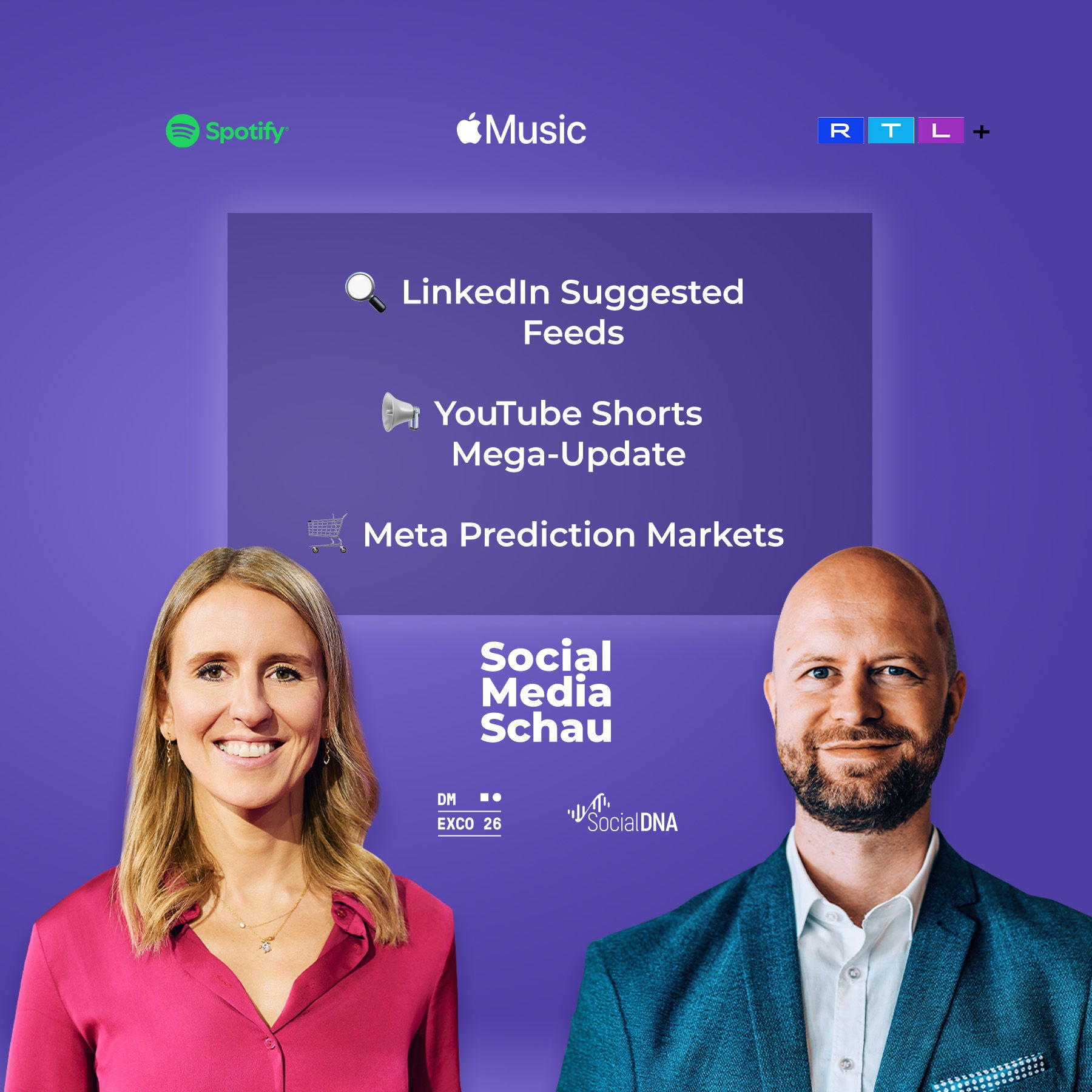 LinkedIn sortiert Feeds | YouTube Shorts Update | Meta Prediction Markets #SMS11