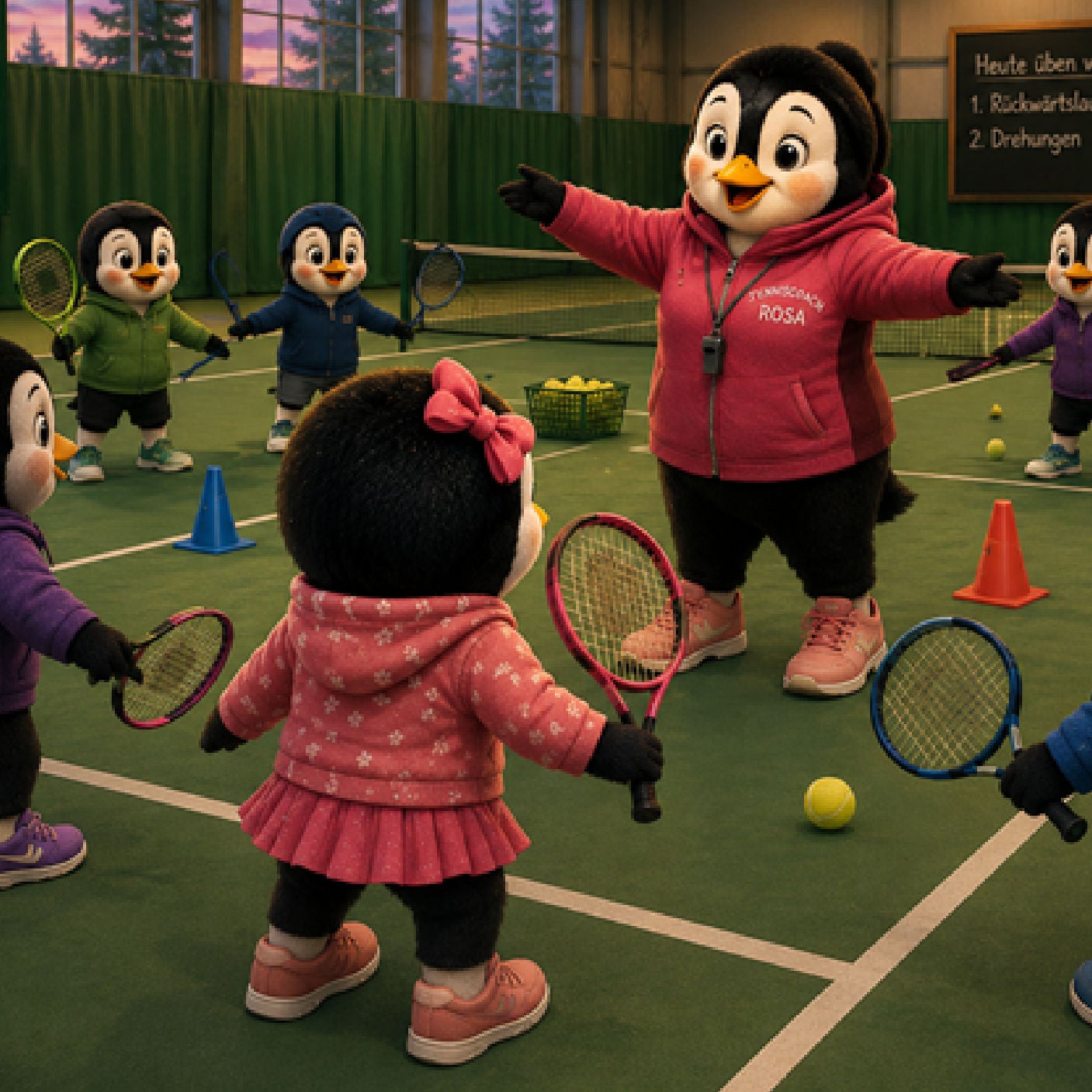 Pingu - Andrea besucht ein Probetraining.