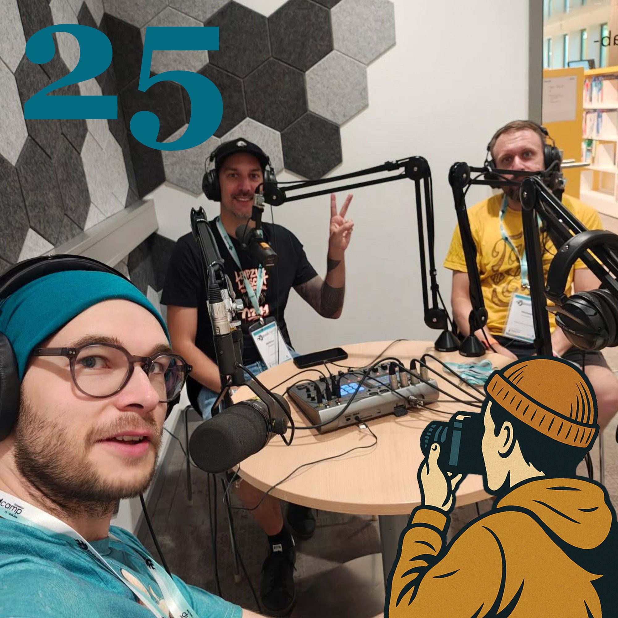 Spontane Aufnahme auf dem PodCamp mit Micha Rost