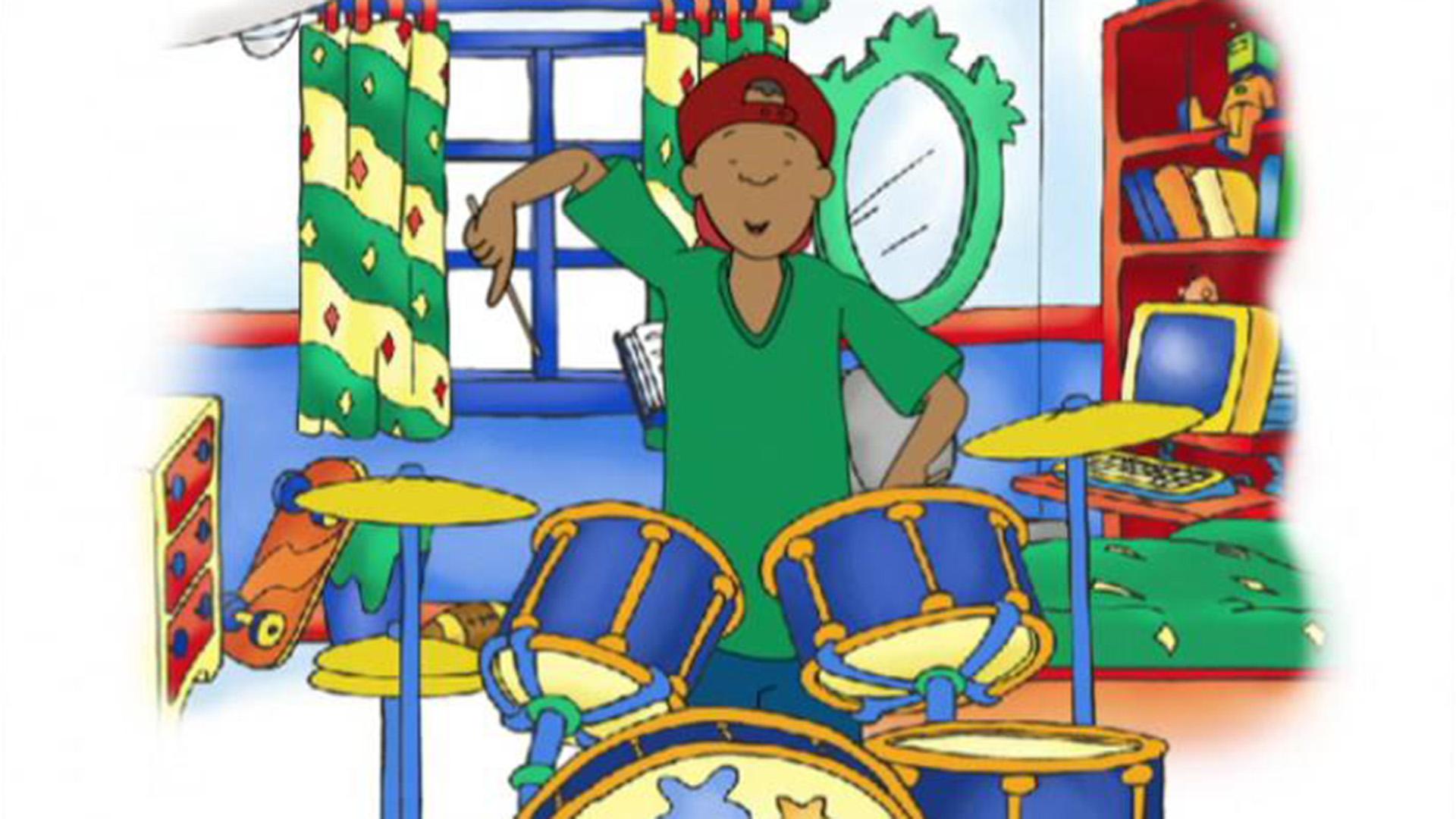 Caillou spielt Schlagzeug / Caillous Marschkapelle / Caillou singt