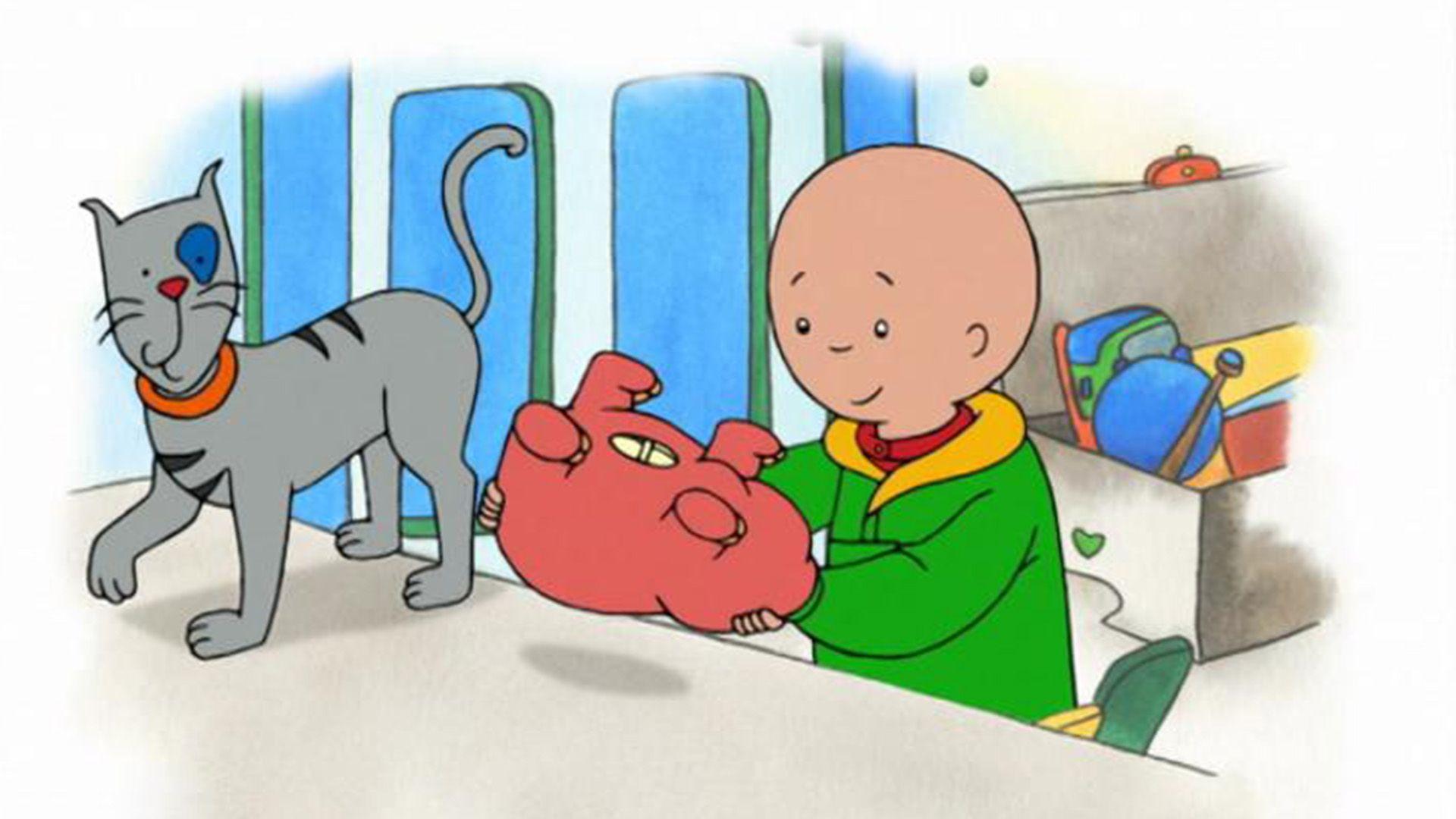 Caillous Sparschwein / Abenteuer im Kanu / Caillou und der Bagger / Caillou der Feuerwehrmann / Cail
