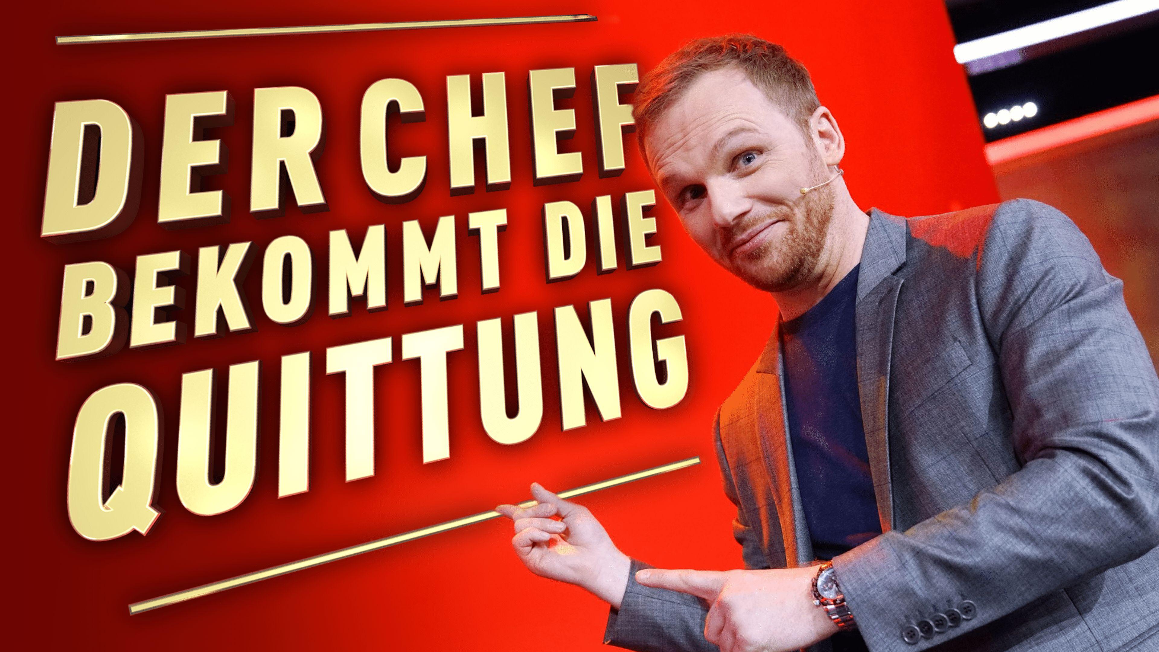 Der Chef bekommt die Quittung