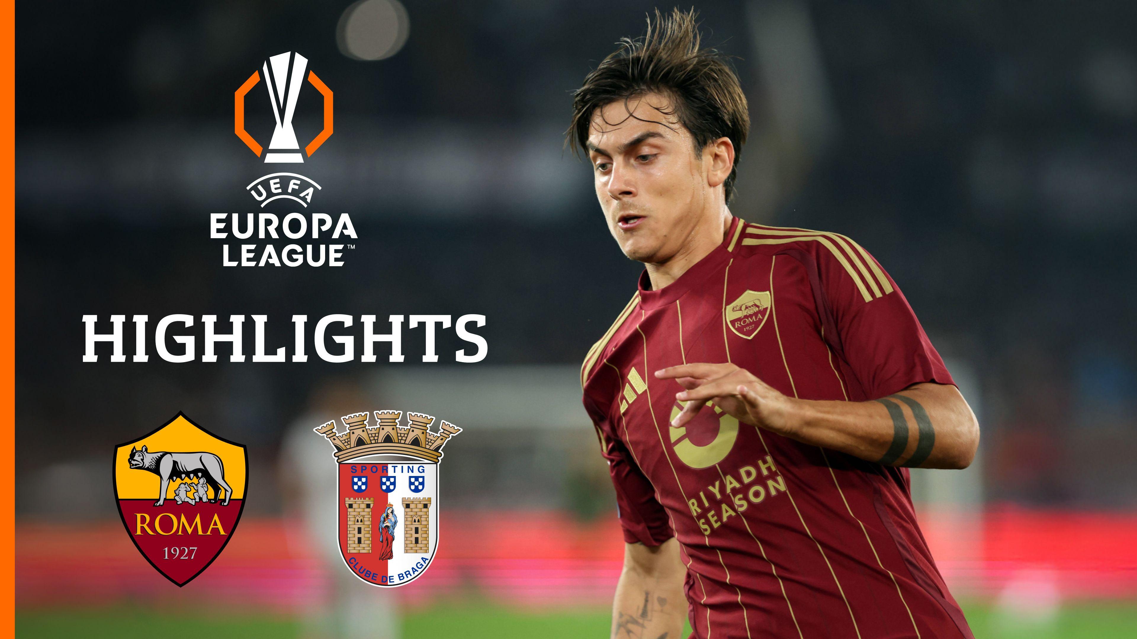 Highlights: AS Rom vs. Sporting Braga