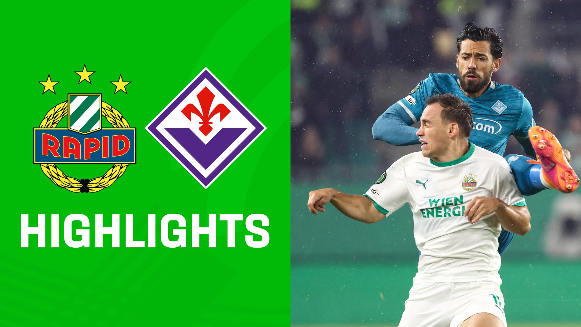 Highlights: Rapid Wien vs. AC Florenz
