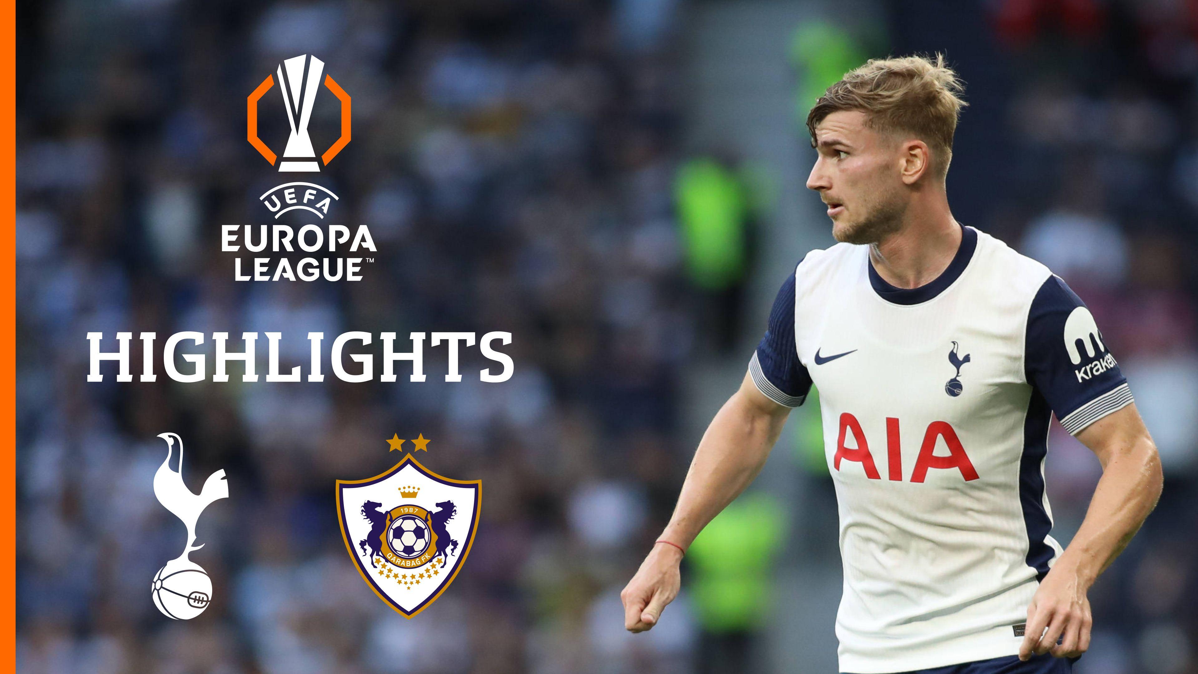 Highlights: Tottenham Hotspur vs. Qarabag Agdam