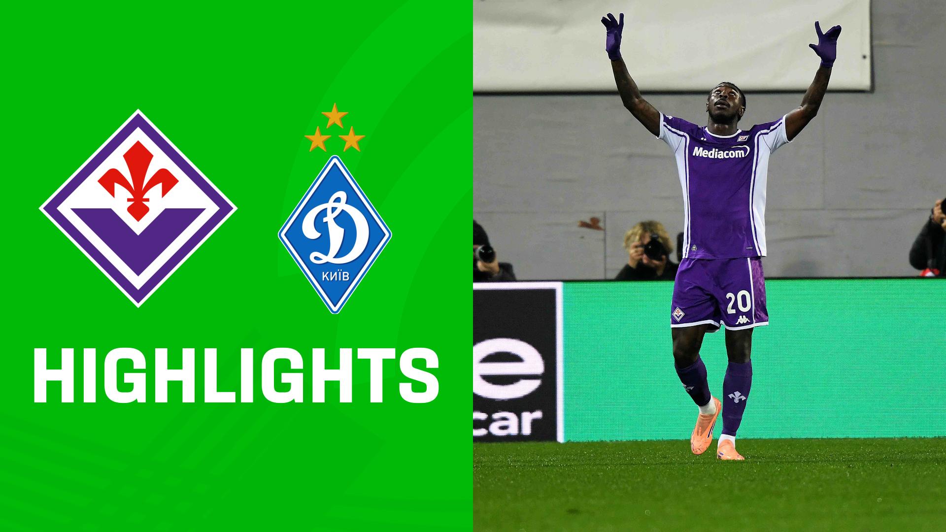 Highlights: AC Florenz vs. Dynamo Kiew