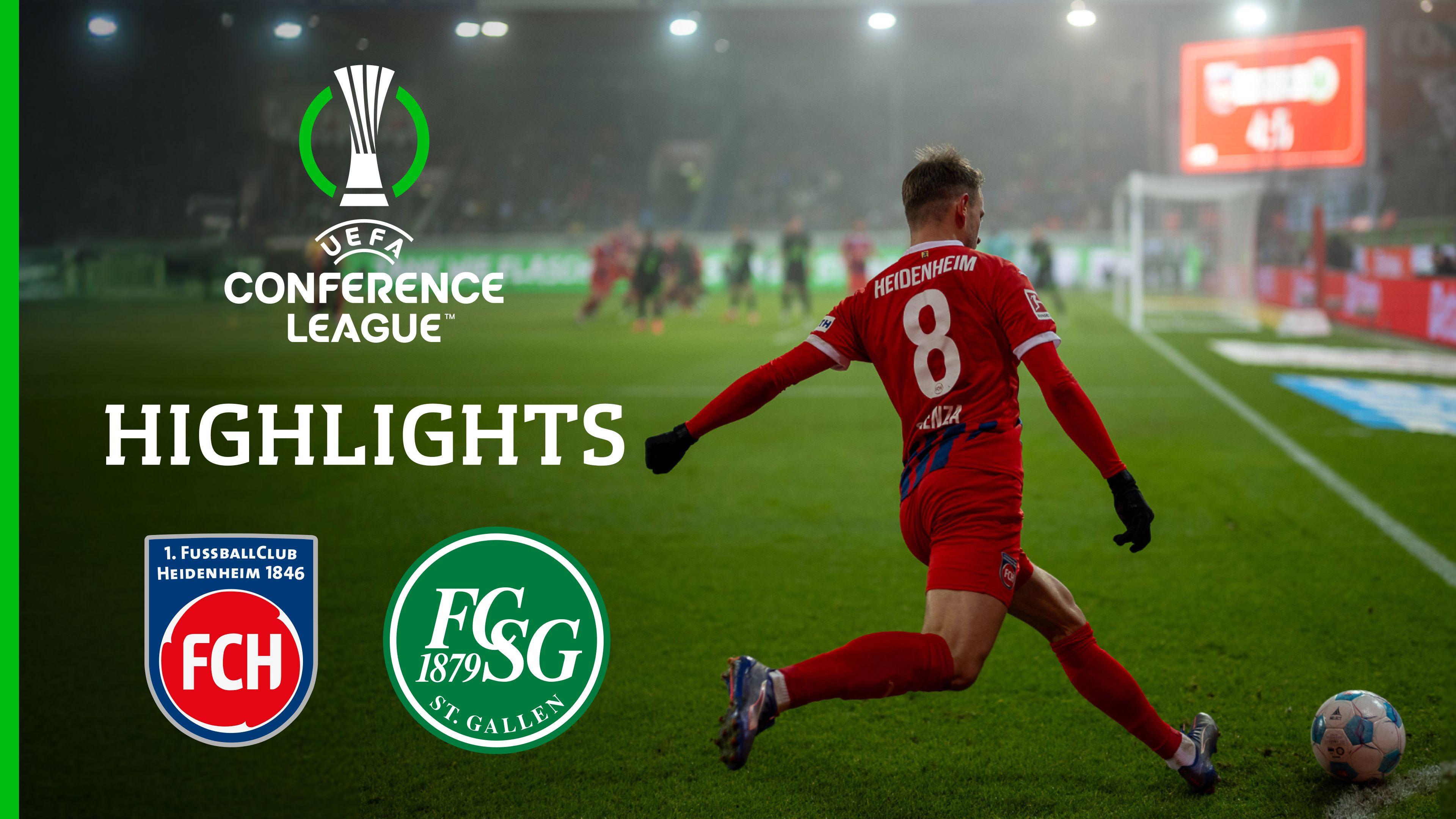 Highlights: 1. FC Heidenheim vs. FC St.Gallen