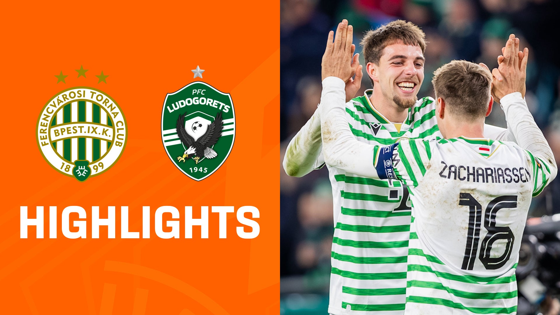 Highlights: Ferencvaros Budapest vs. Ludogorets Razgrad