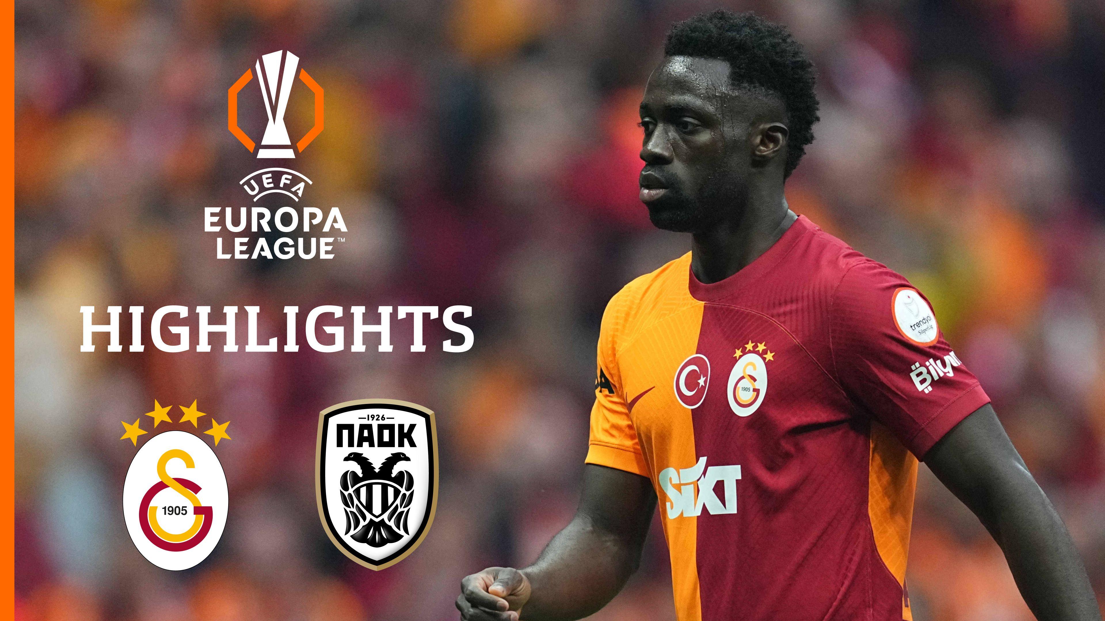 Highlights: Galatasaray Istanbul vs. PAOK Thessaloniki