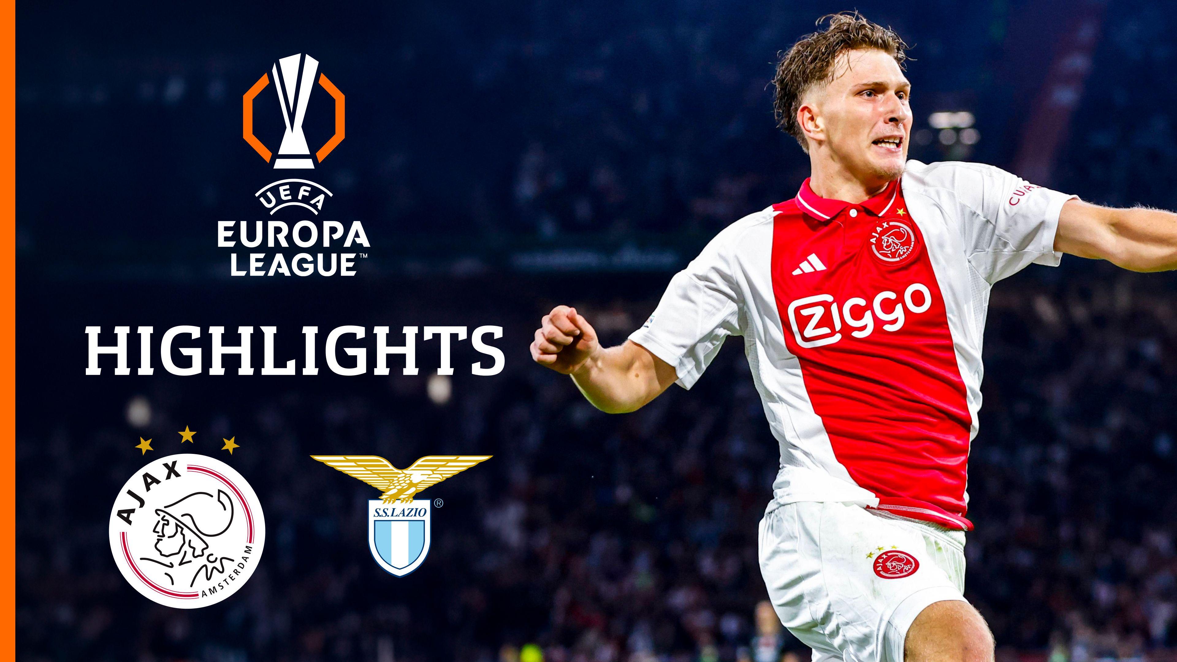 Highlights: Ajax Amsterdam vs. Lazio Rom
