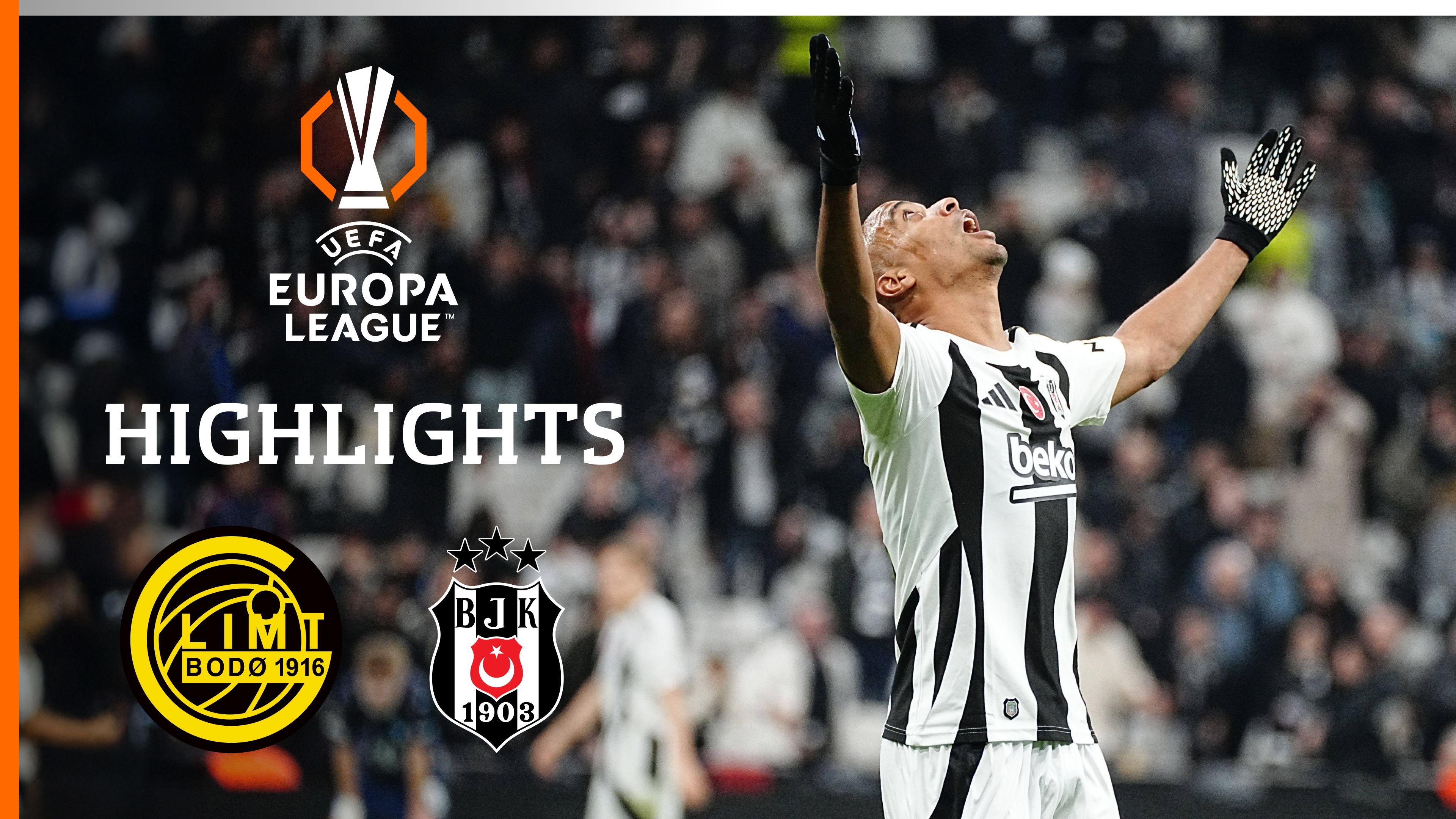 Highlights: FK Bodø/Glimt vs. Besiktas Istanbul