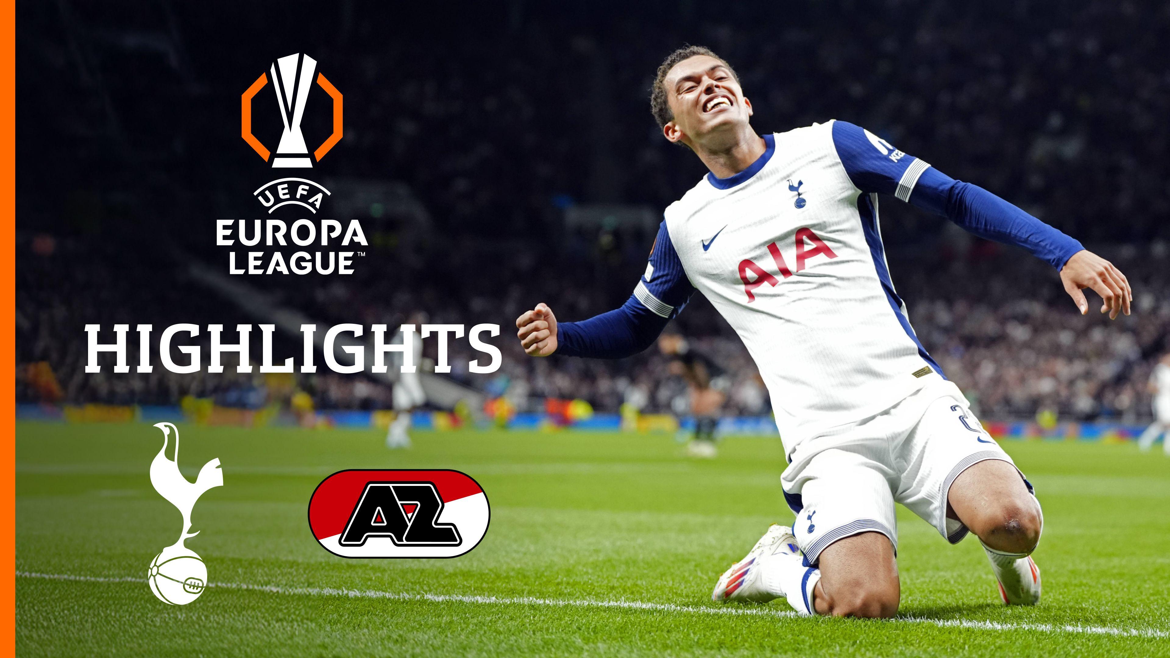 Highlights: Tottenham Hotspur vs. AZ Alkmaar