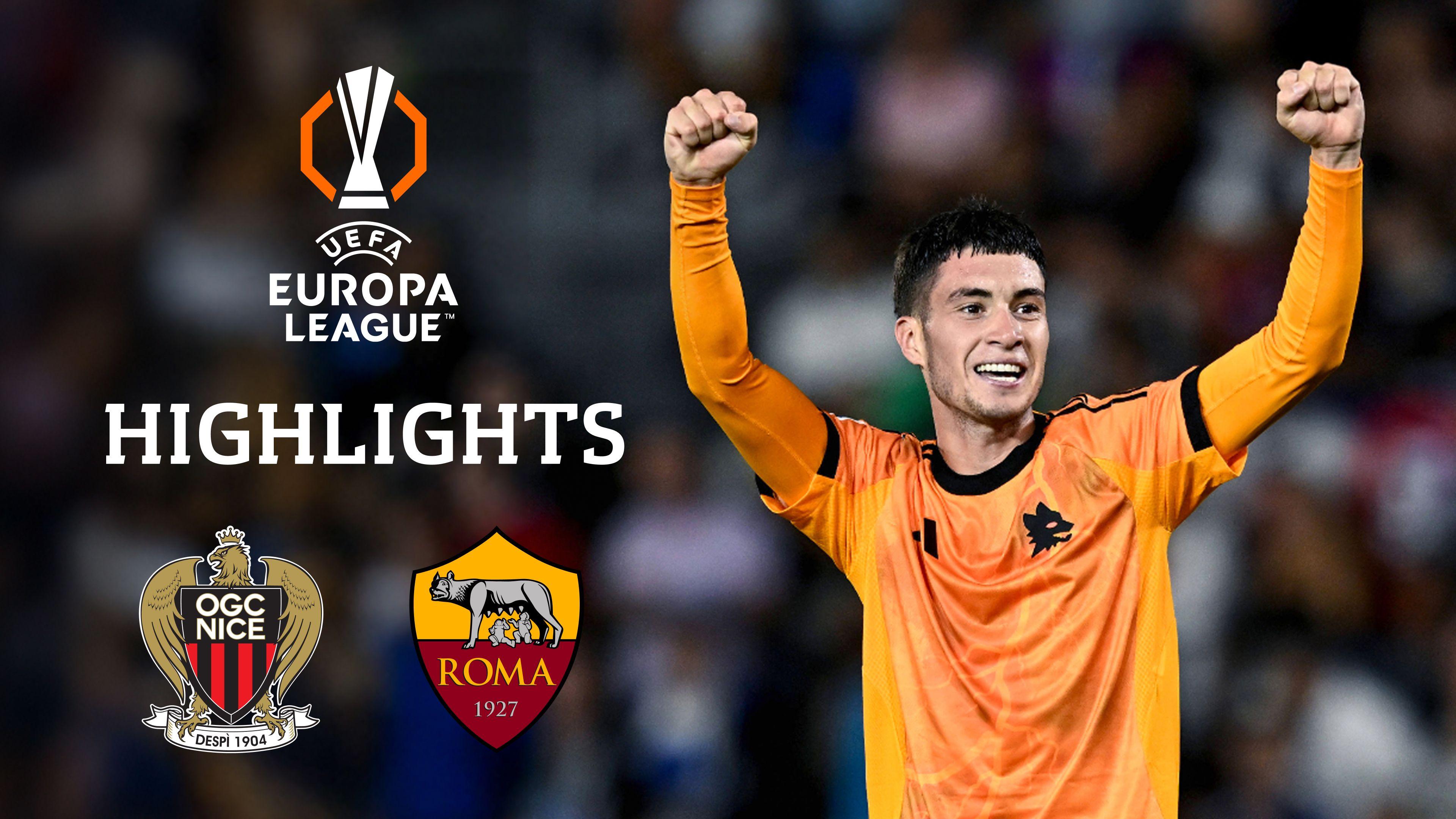 Highlights: OGC Nizza vs.  AS Rom