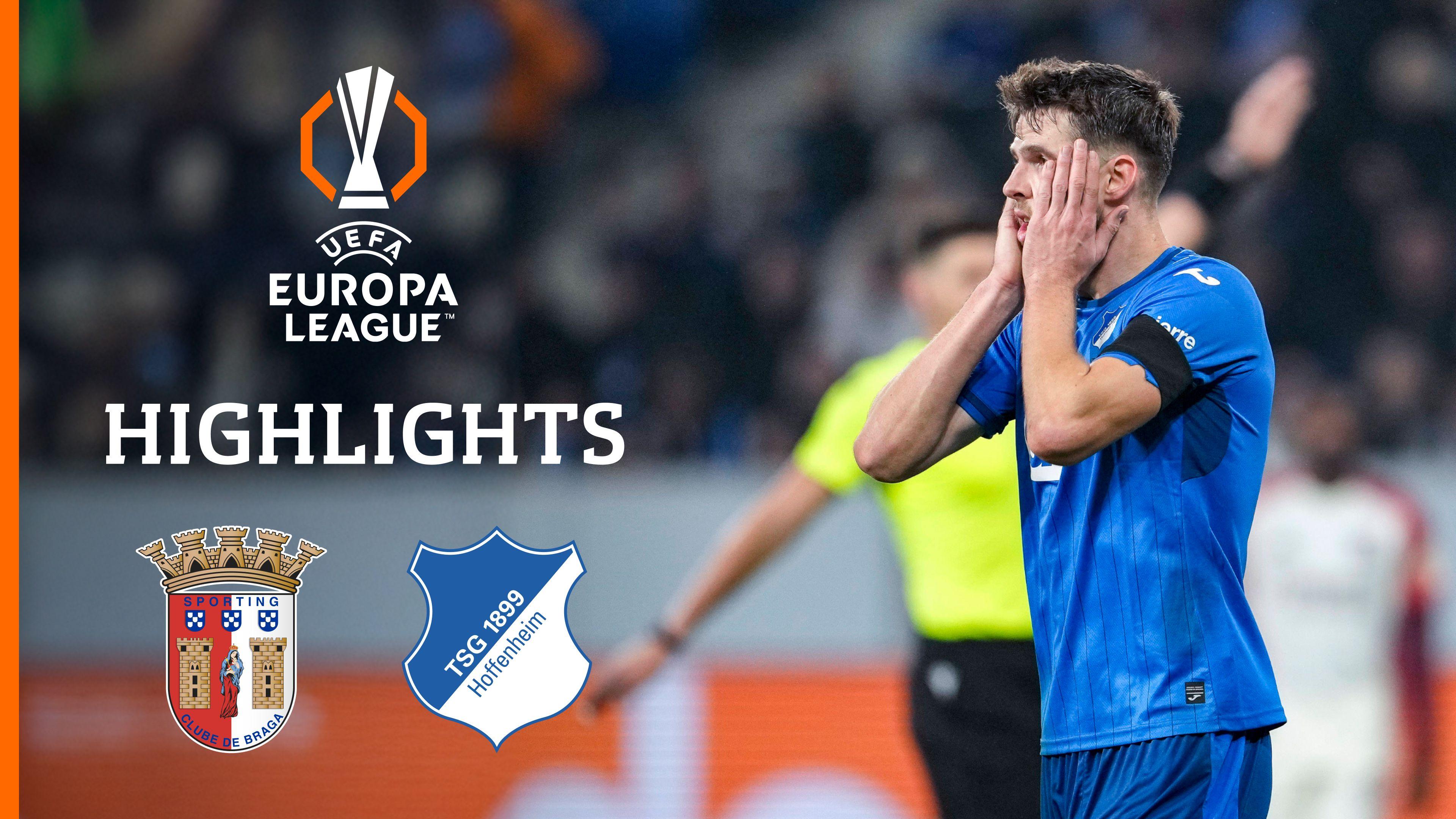 Highlights: Sporting Braga vs. TSG Hoffenheim