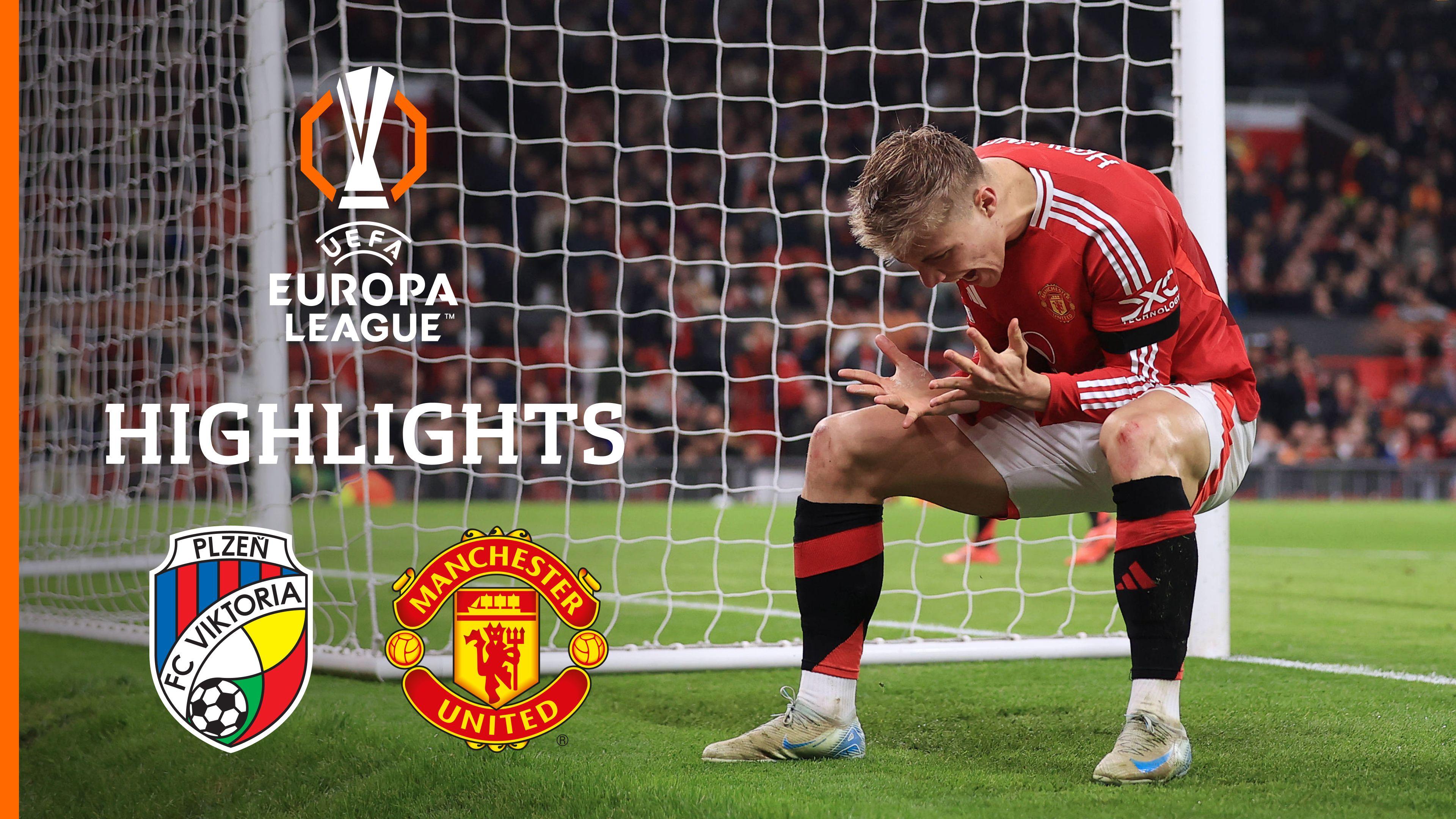 Highlights: Viktoria Pilsen vs. Manchester United