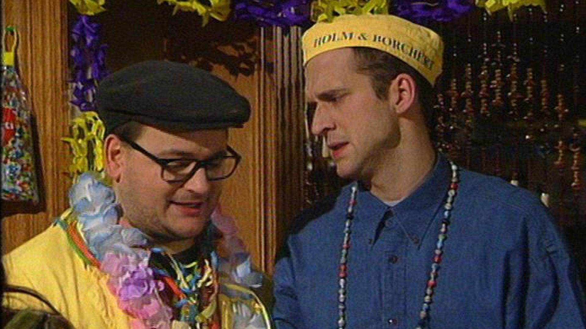 André boykottiert genervt seine eigene Party.