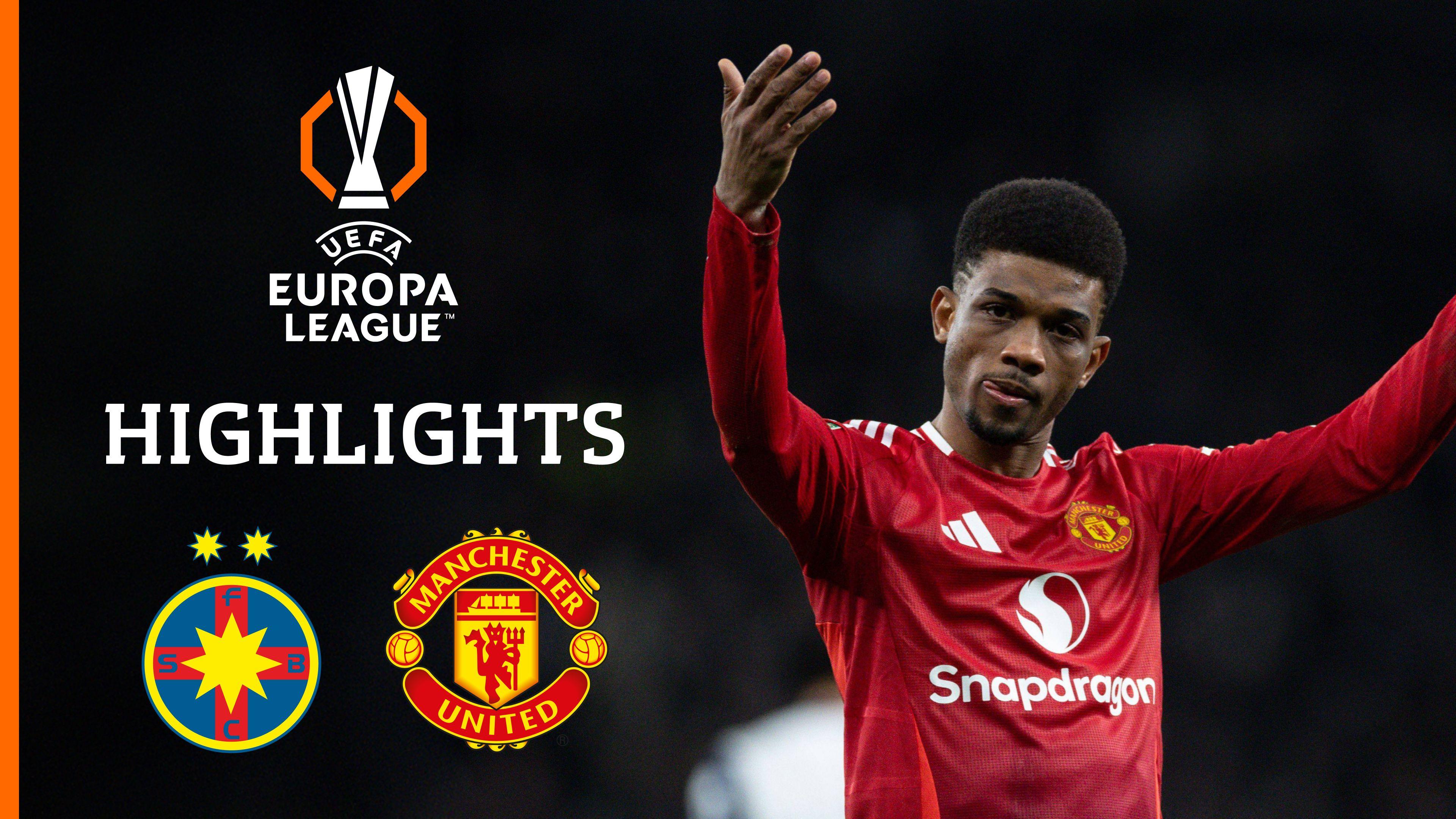 Highlights: FCSB Bukarest vs. Manchester United