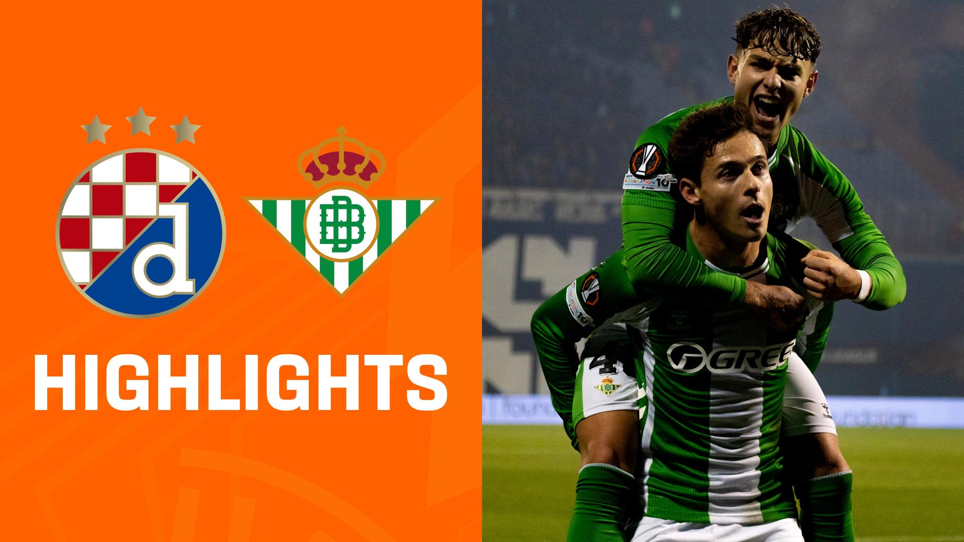 Highlights: Dinamo Zagreb vs. Betis Sevilla