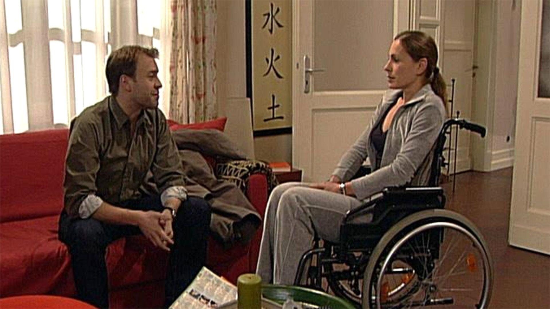 Rebecca kann sich nur schwer zur inneren Ruhe zwingen