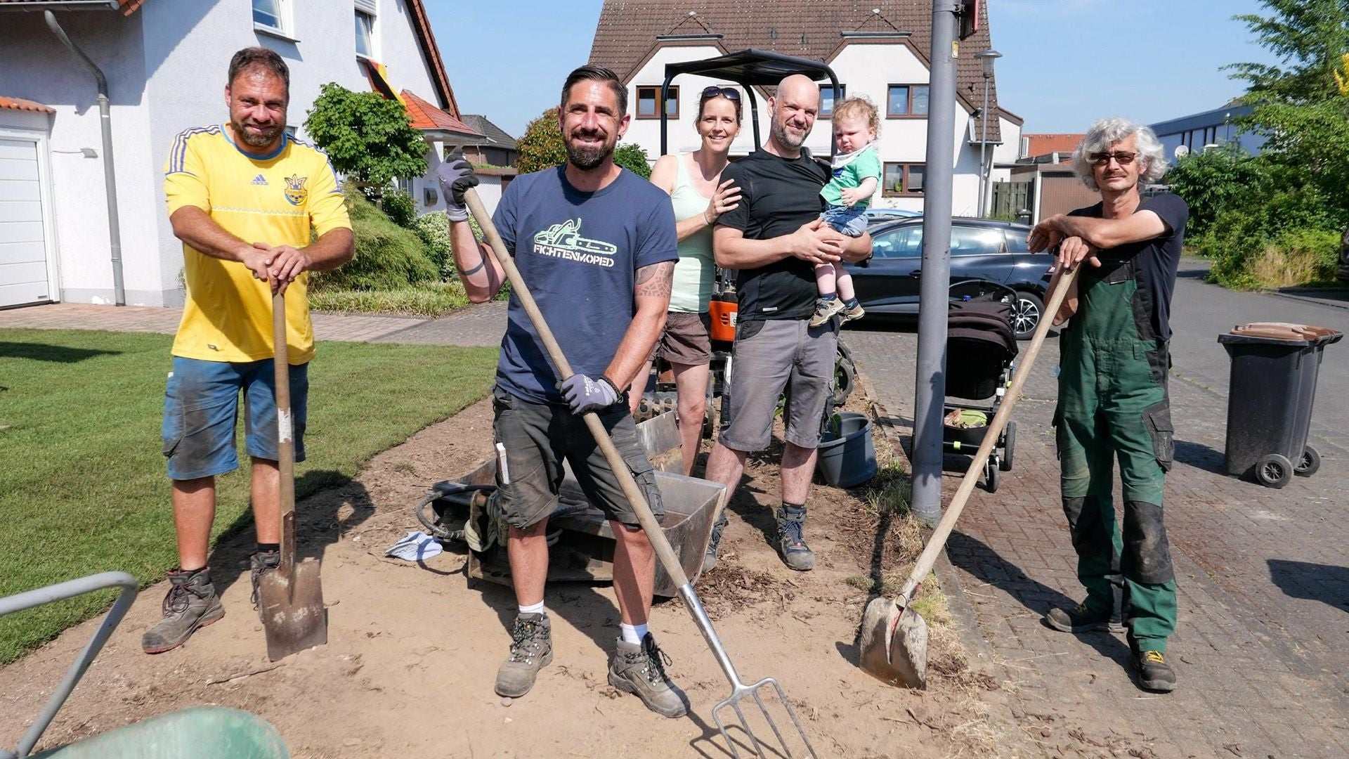 Ein neuer Garten für ein neu saniertes Haus