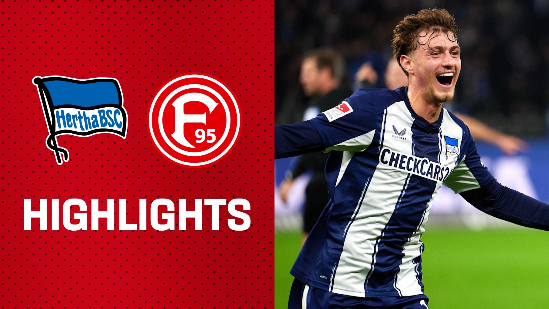 Hertha jubelt nach Last-Minute-Kracher