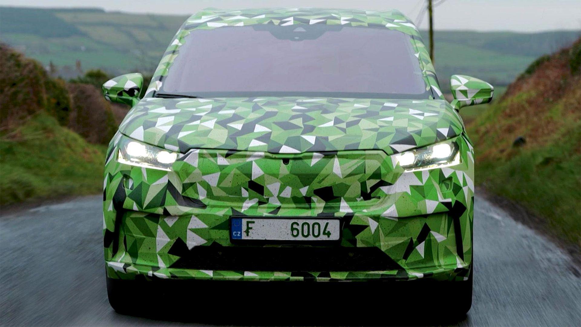 Thema u. a.: Fahrbericht Skoda Enyaq Covered Drive