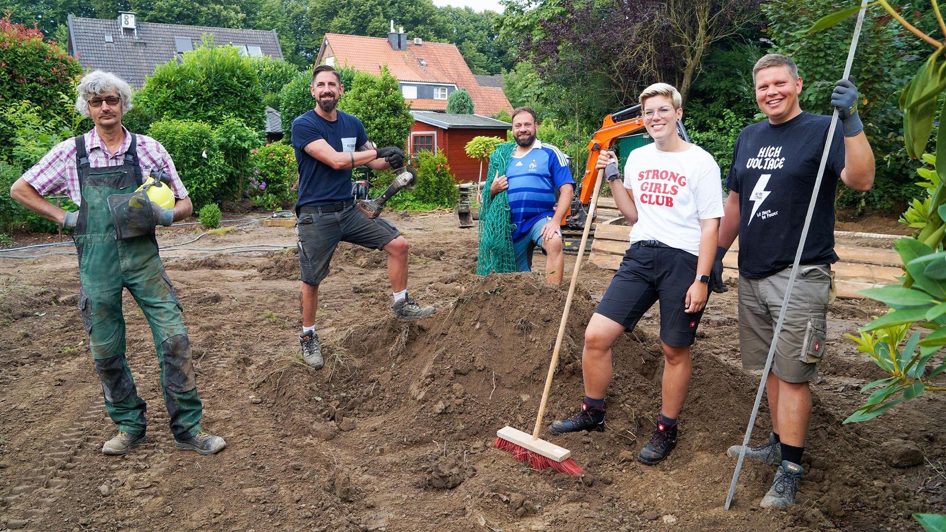 Unterstützung für ein junges Paar