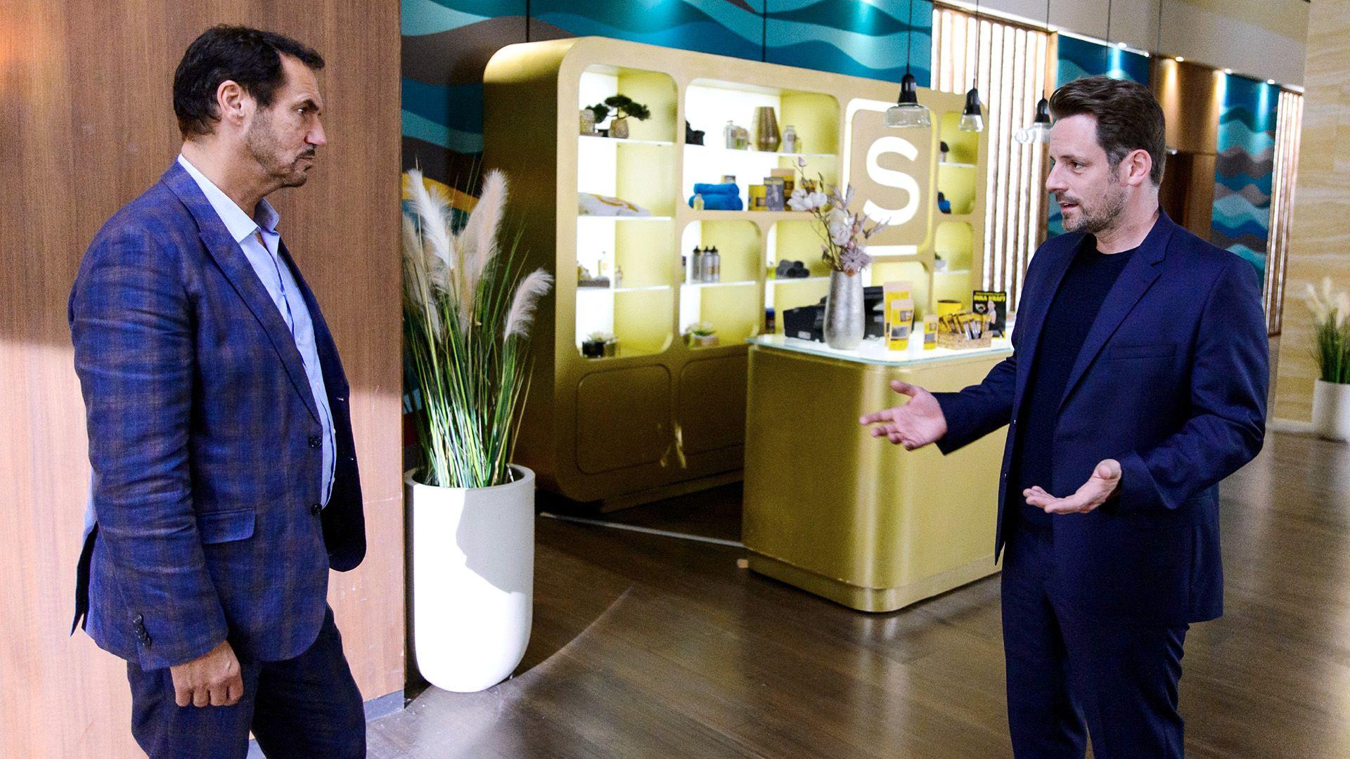 Justus und sein Partner Richard versöhnen sich wieder
