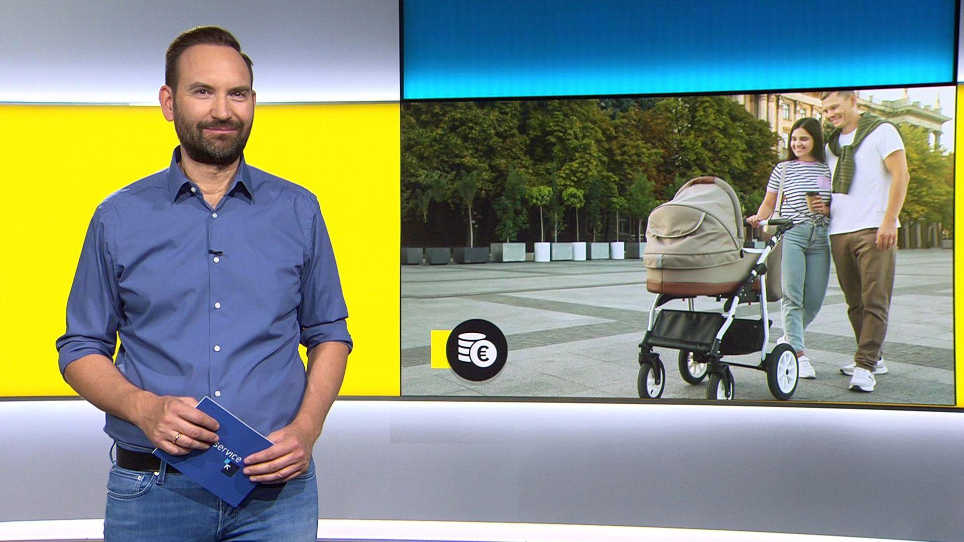 Thema u. a.: Kinderwagen und Fahrräder mieten statt kaufen