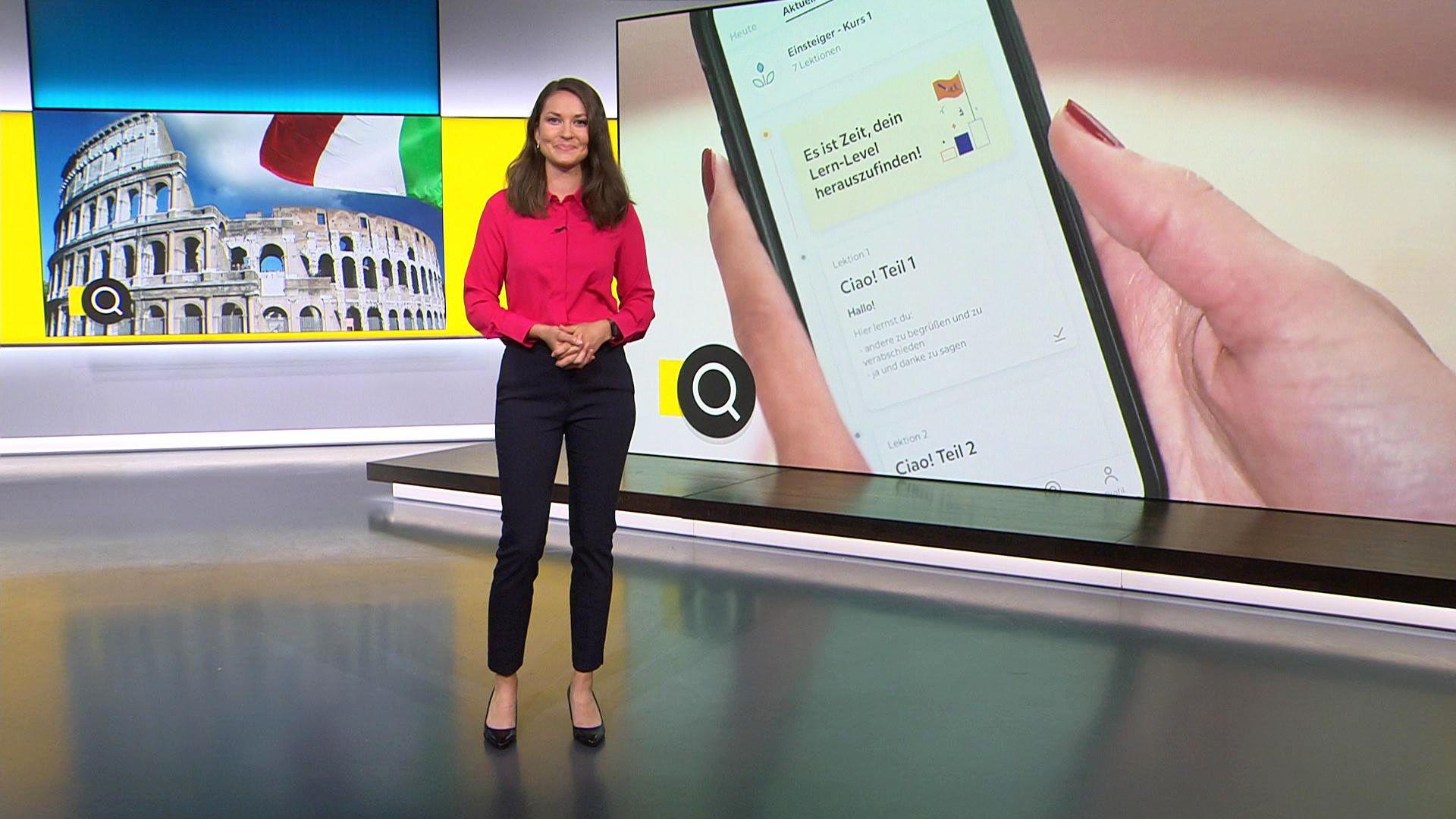 Thema u. a.: Reporter-Battle: Sprach-App vs. Unterricht - Wer lernt besser Italienisch?