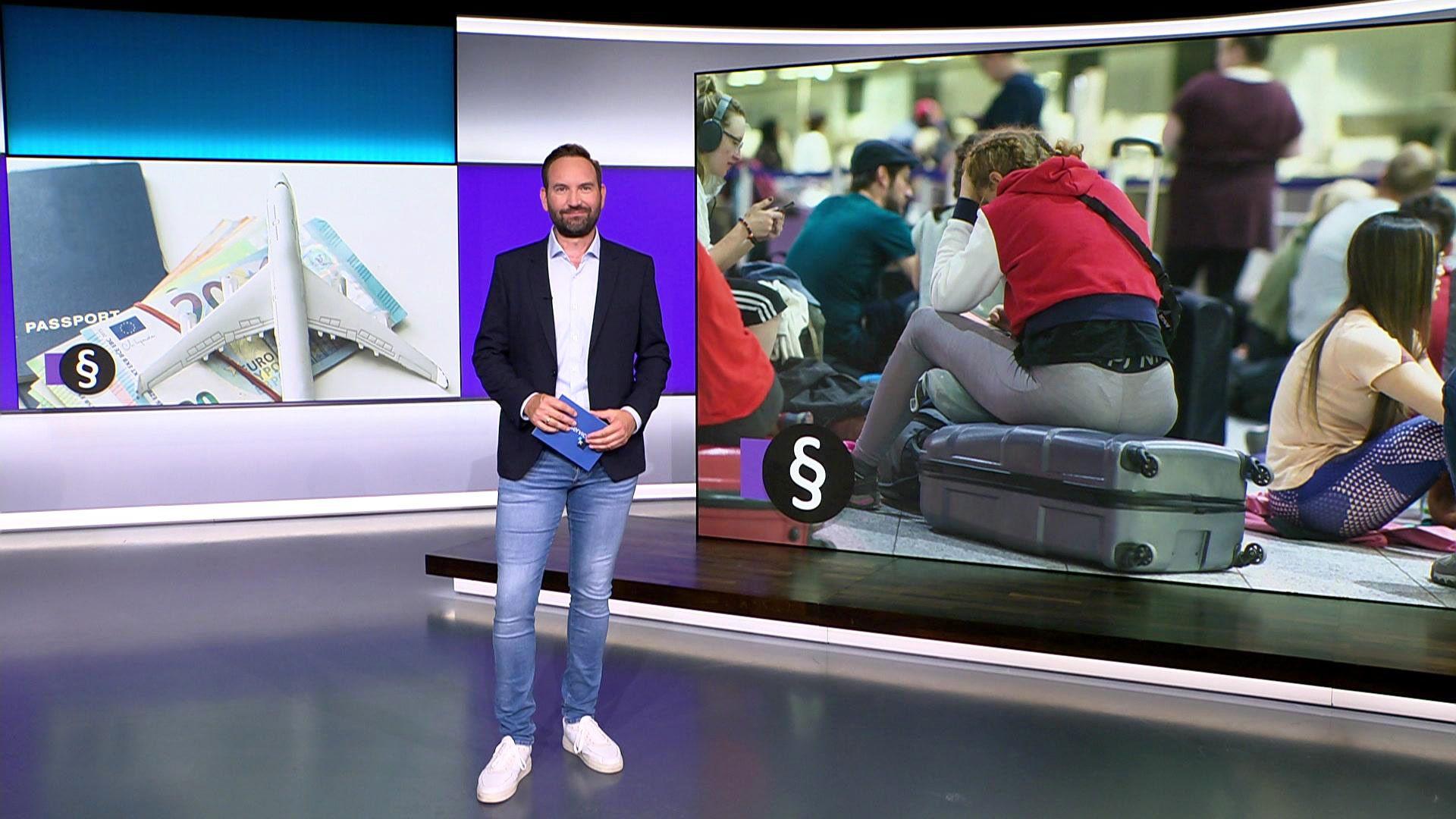 Thema u. a.: Ihr Recht bei Flugverspätungen & Ausfällen