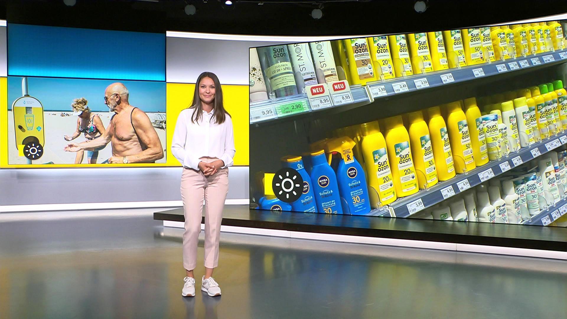 Thema u. a.: Die passende Sonnencreme für den Sommertag