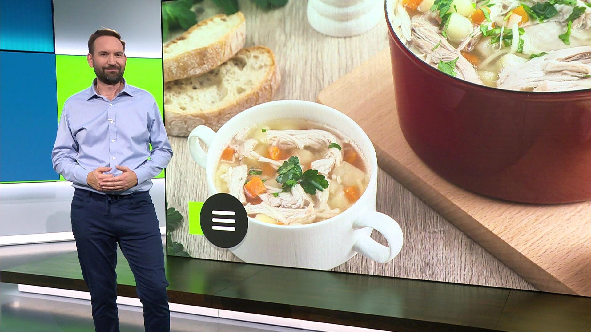 Thema u.a.: Erkältungszeit: Wunderwaffe Hühnersuppe
