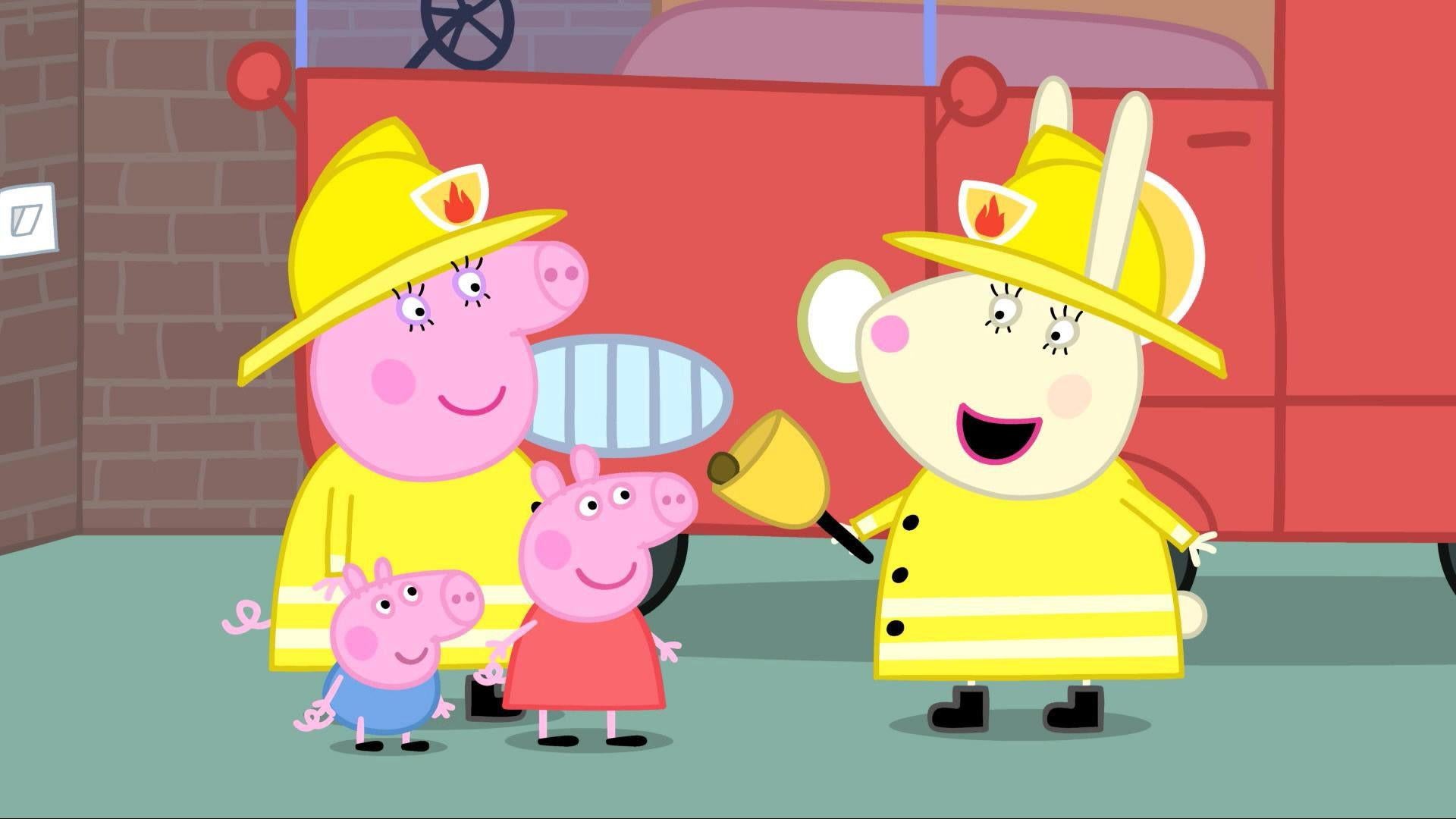 Das Feuerwehrauto