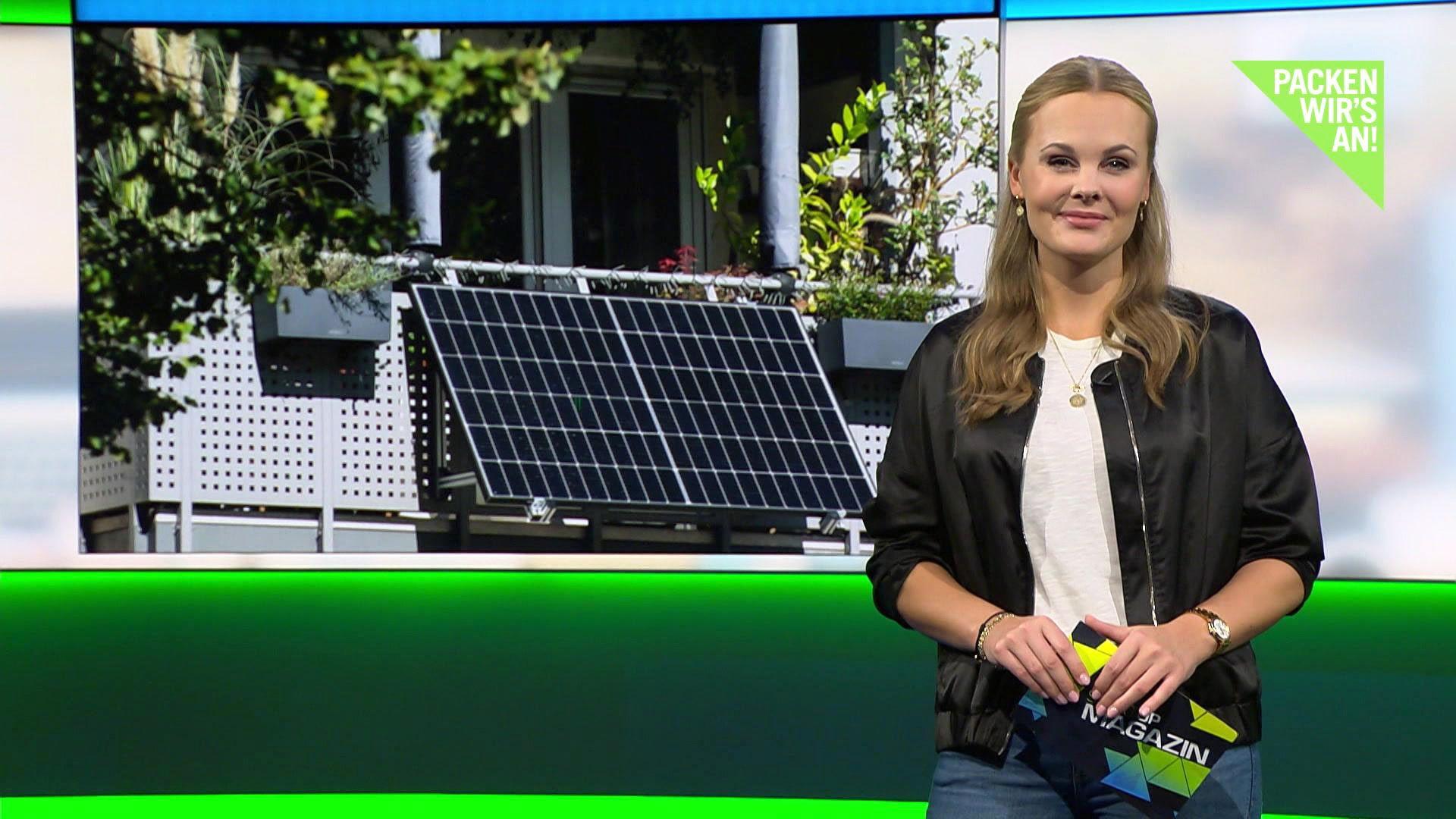 Thema u.a.: Solaranlagen für den Balkon