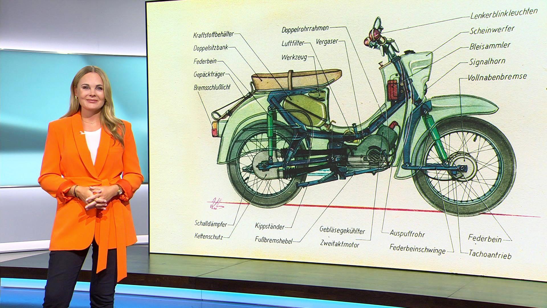 Thema u. a.: Ein Gründer bietet Oldtimer-Mopeds an