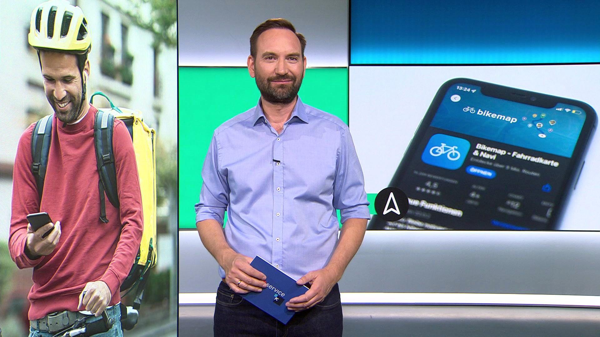 Thema u. a.: Per Smartphone durch die Stadt - Wie gut sind Navi-Apps fürs Fahrrad?