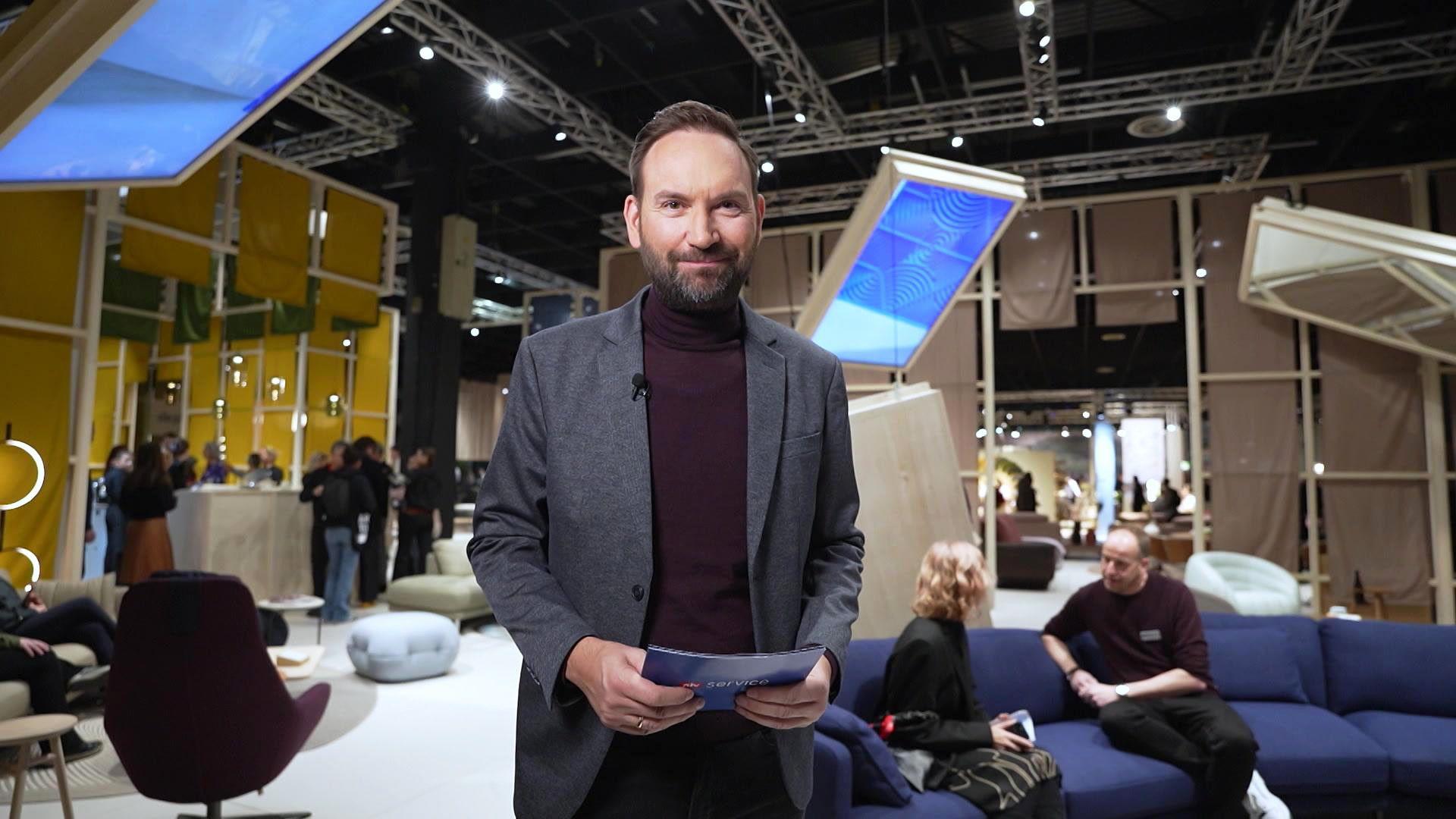 Thema u. a.: Möbeltrends 2024 - Ein Rundgang auf der imm cologne