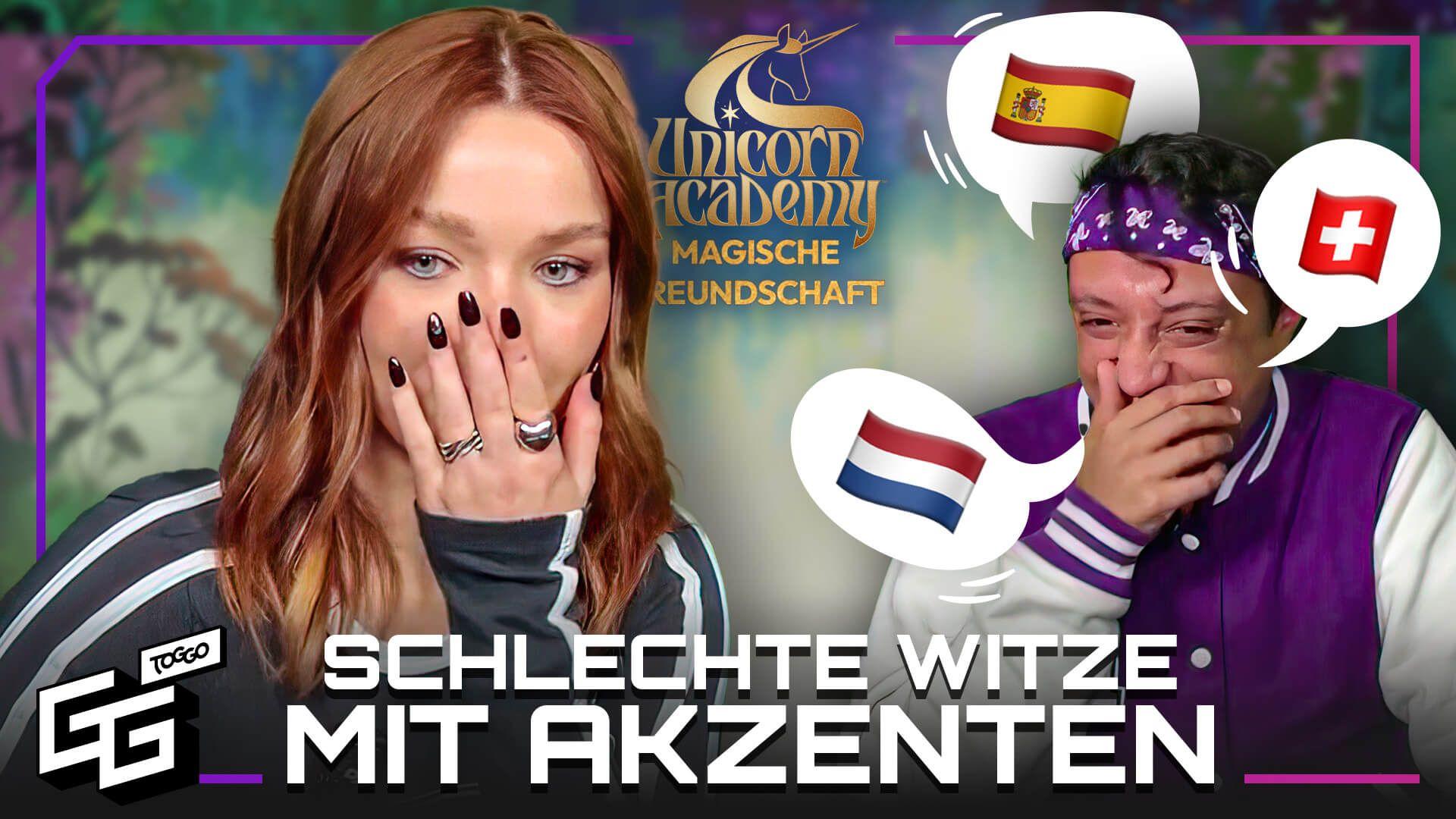 Bringen wir Julia Beautx mit dieser Challenge zum Lachen? | Unicorn Academy