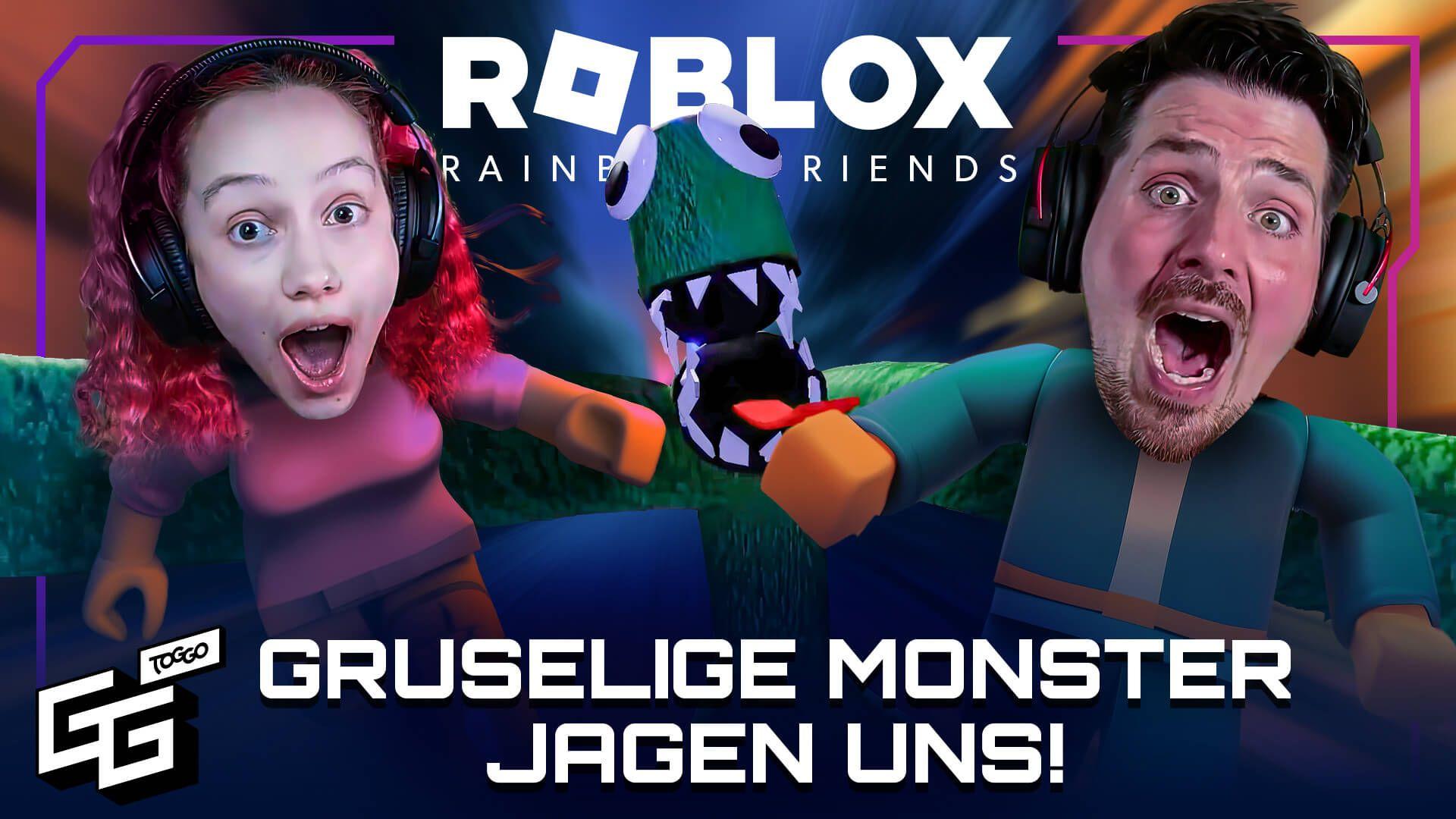 Hilfeeee!! Gruselige Rainbow Friends jagen uns!