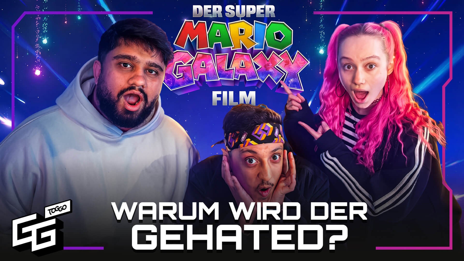 Wir schauen uns den Super Mario Galaxy Film an!
