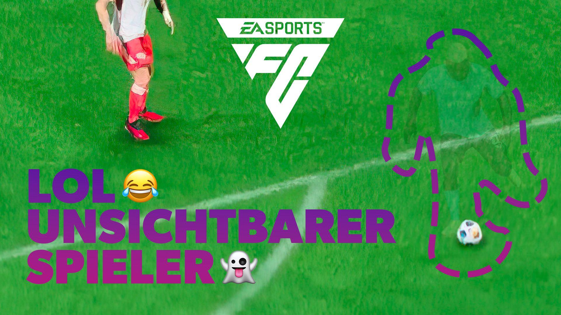Einfach ein unsichtbarer Spieler bei EA Sports FC 24
