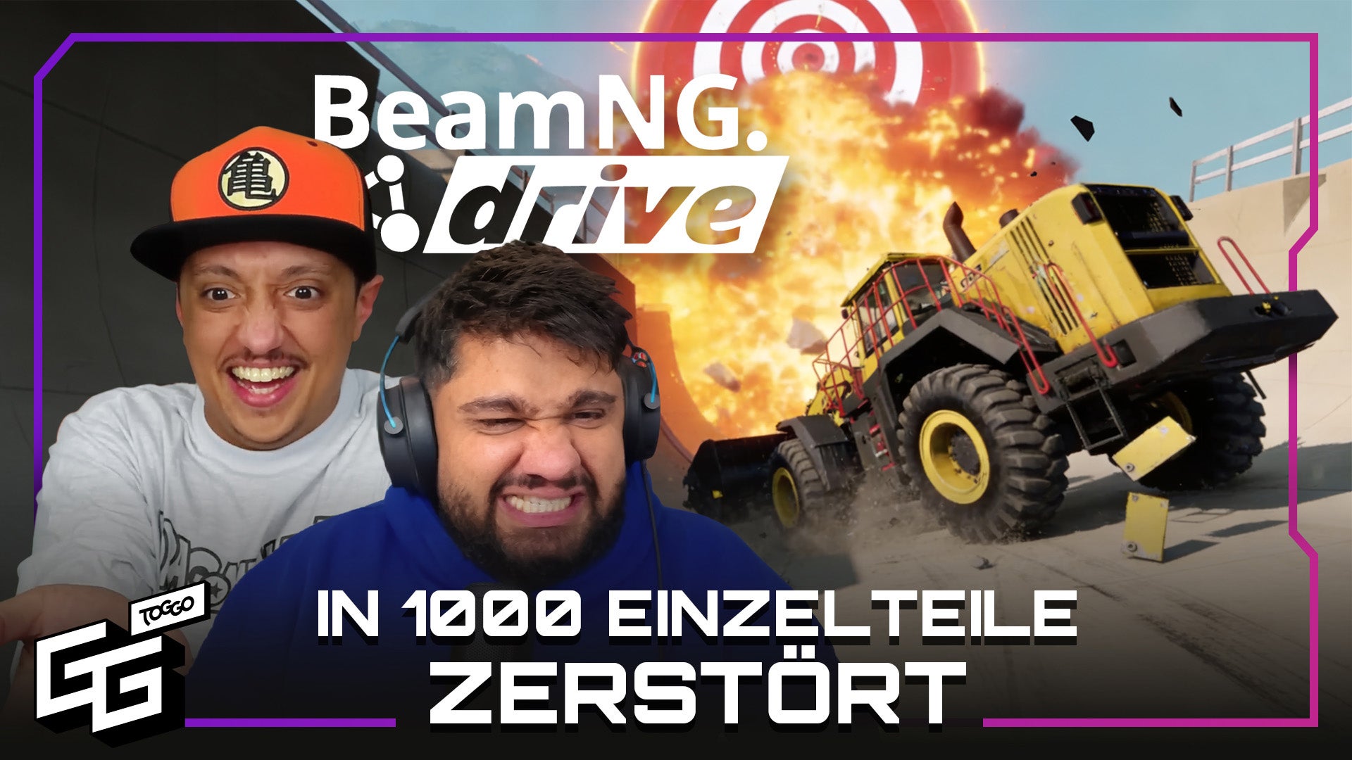 Komplett eskaliert!!! Wie weit fliegt EIN BAGGER?!| BeamNG.drive
